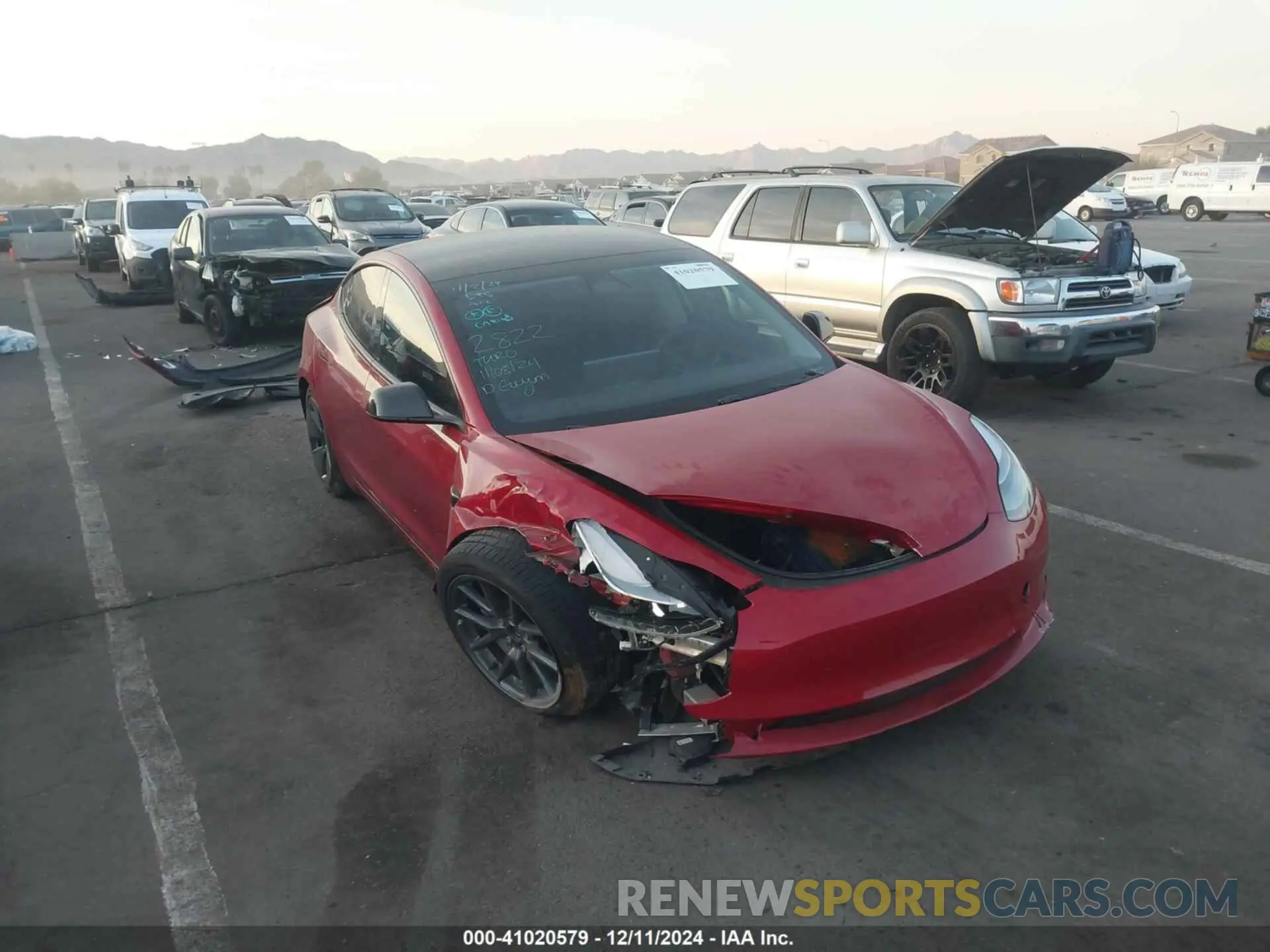 1 fotografías del automóvil dañado 5YJ3E1EA9PF455057 TESLA MODEL 3 2023