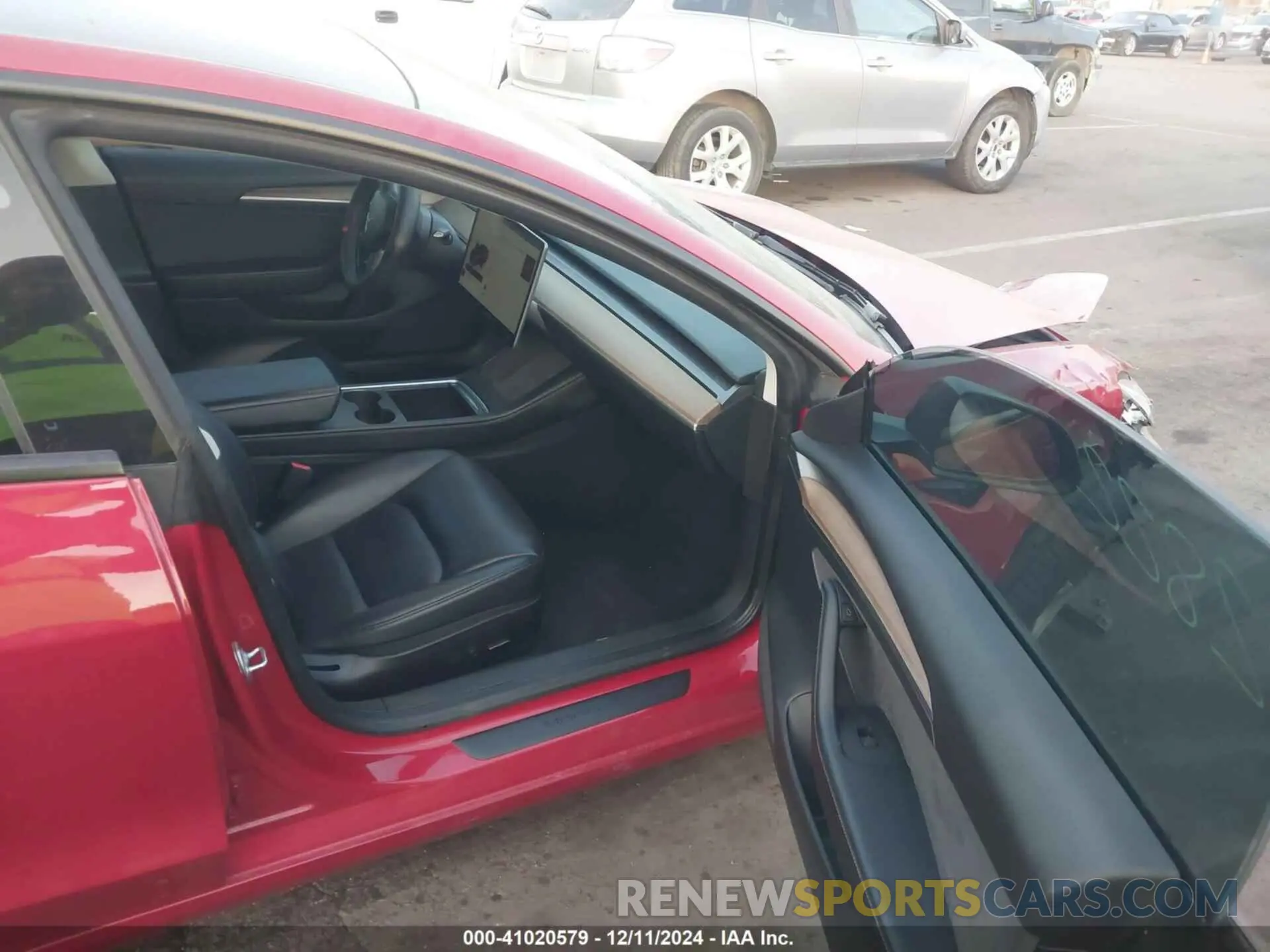 5 fotografías del automóvil dañado 5YJ3E1EA9PF455057 TESLA MODEL 3 2023