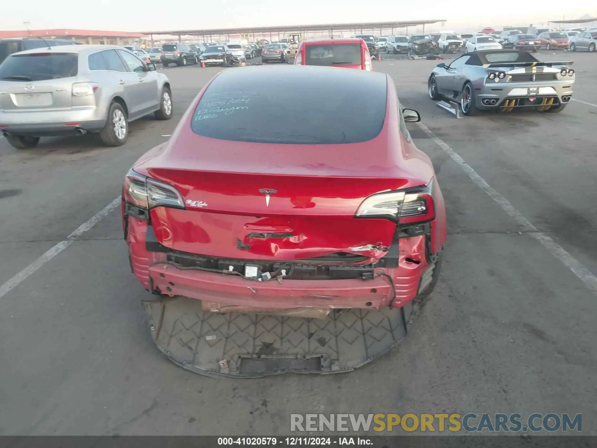 6 fotografías del automóvil dañado 5YJ3E1EA9PF455057 TESLA MODEL 3 2023