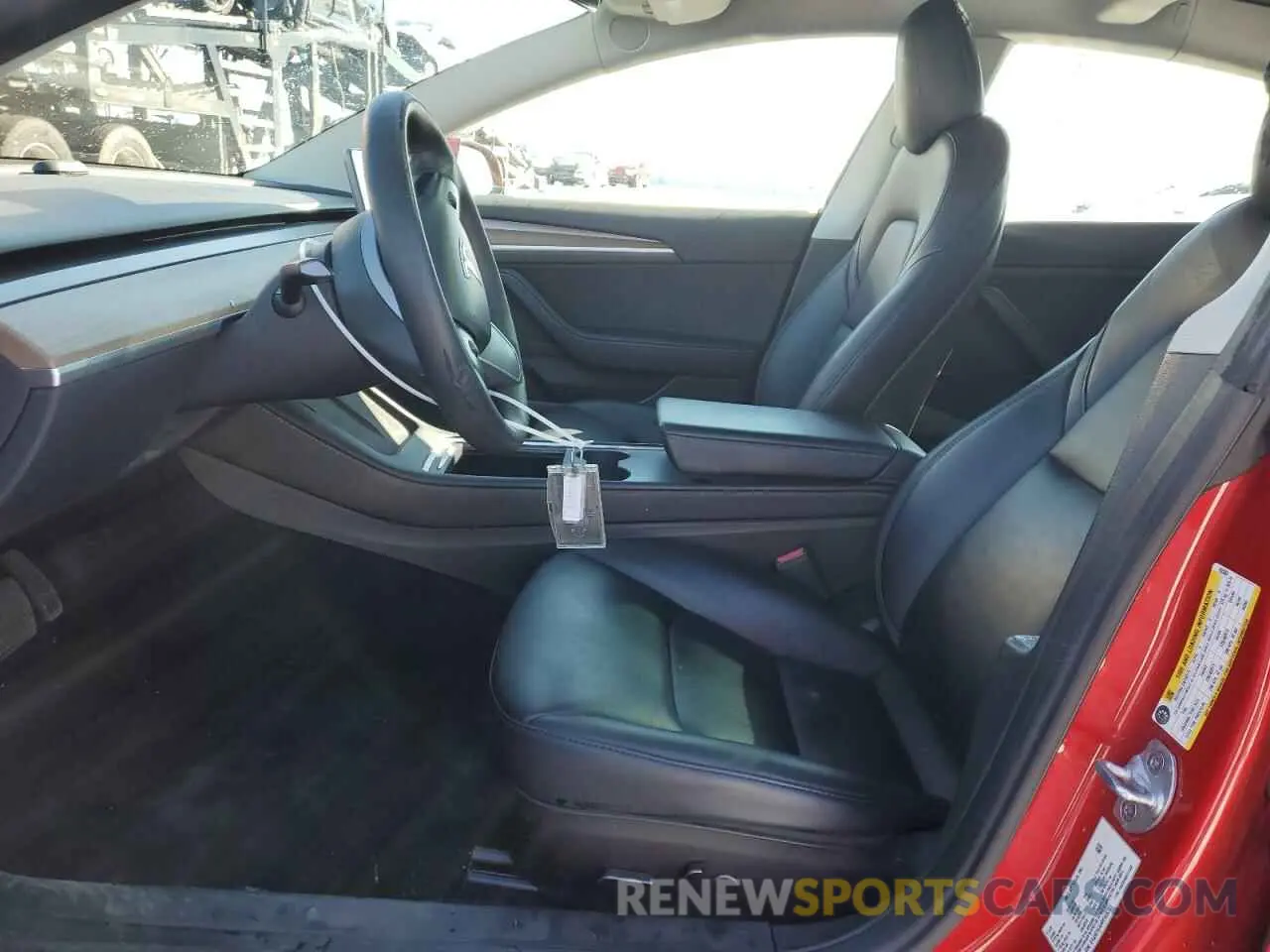 7 fotografías del automóvil dañado 5YJ3E1EA9PF455365 TESLA MODEL 3 2023