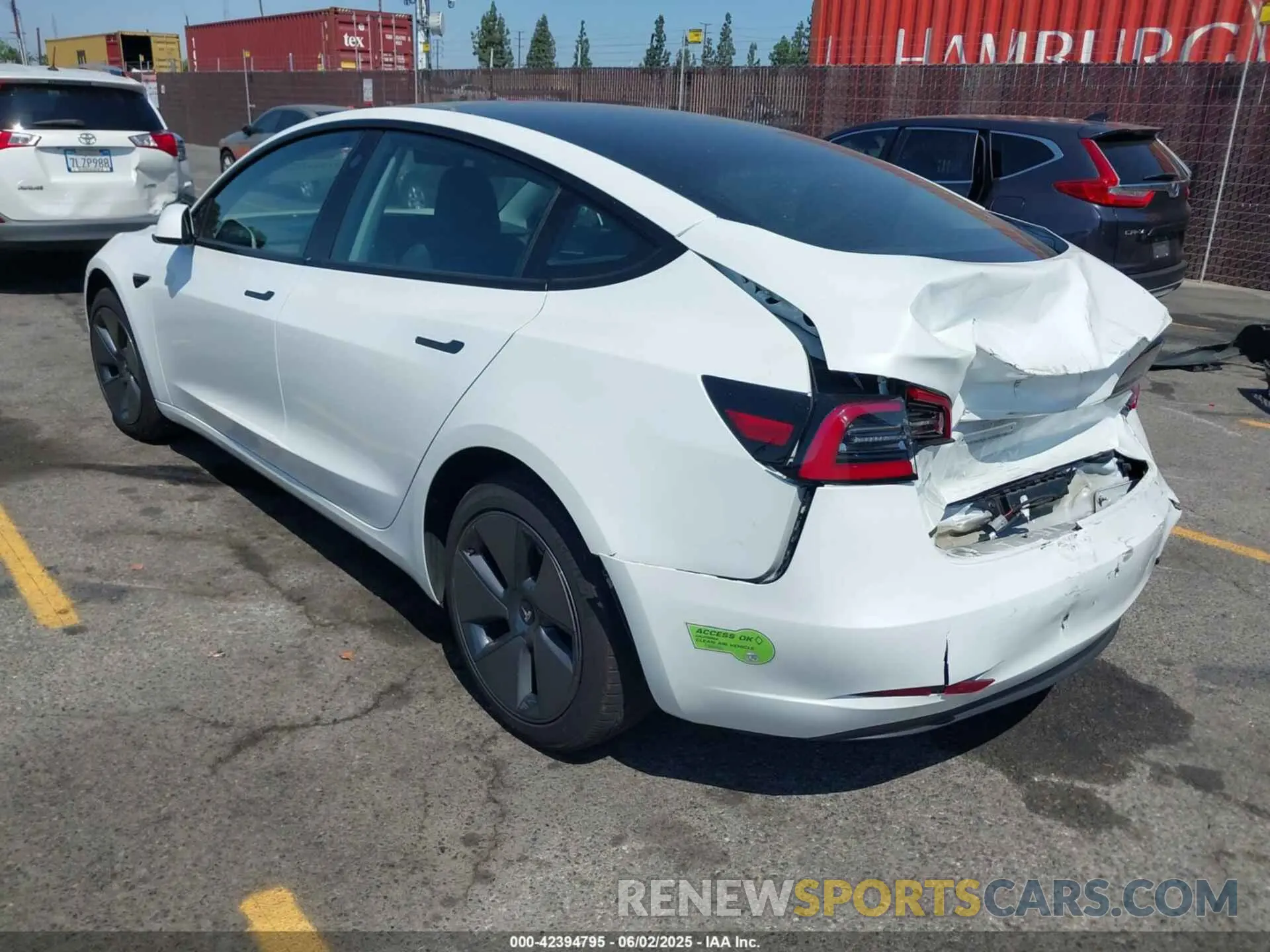 3 fotografías del automóvil dañado 5YJ3E1EA9PF459142 TESLA MODEL 3 2023