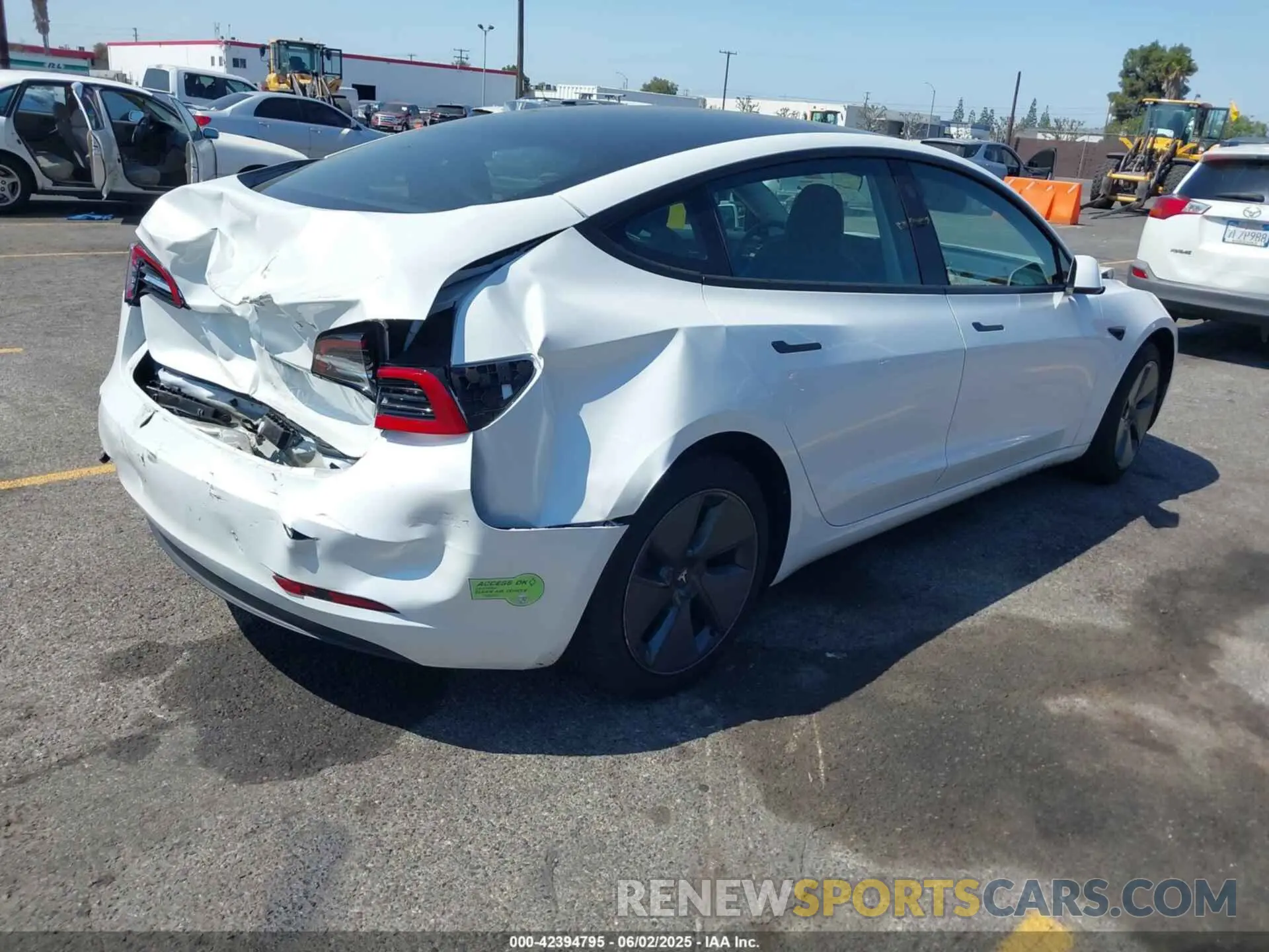 4 fotografías del automóvil dañado 5YJ3E1EA9PF459142 TESLA MODEL 3 2023