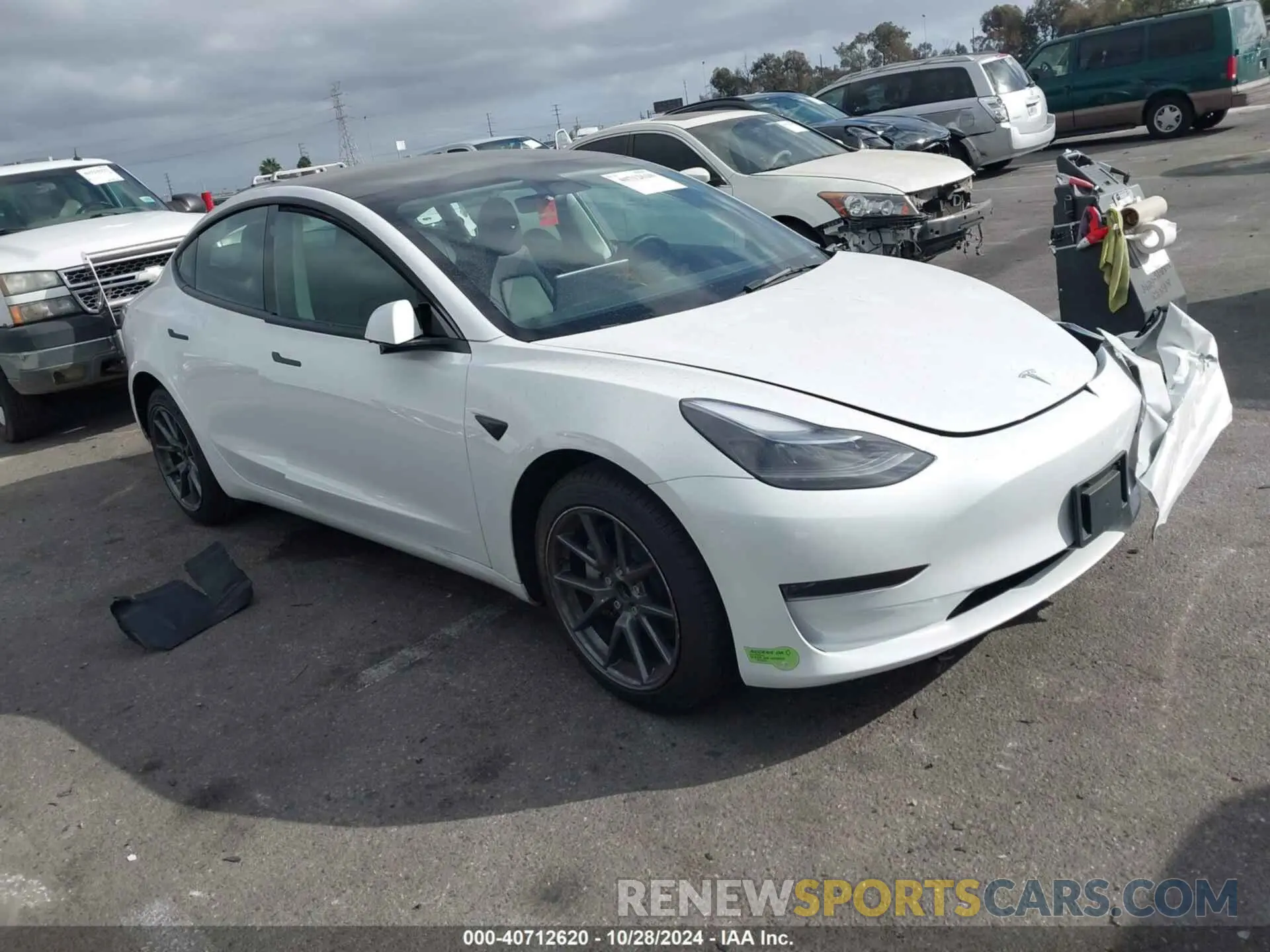 1 fotografías del automóvil dañado 5YJ3E1EA9PF460369 TESLA MODEL 3 2023