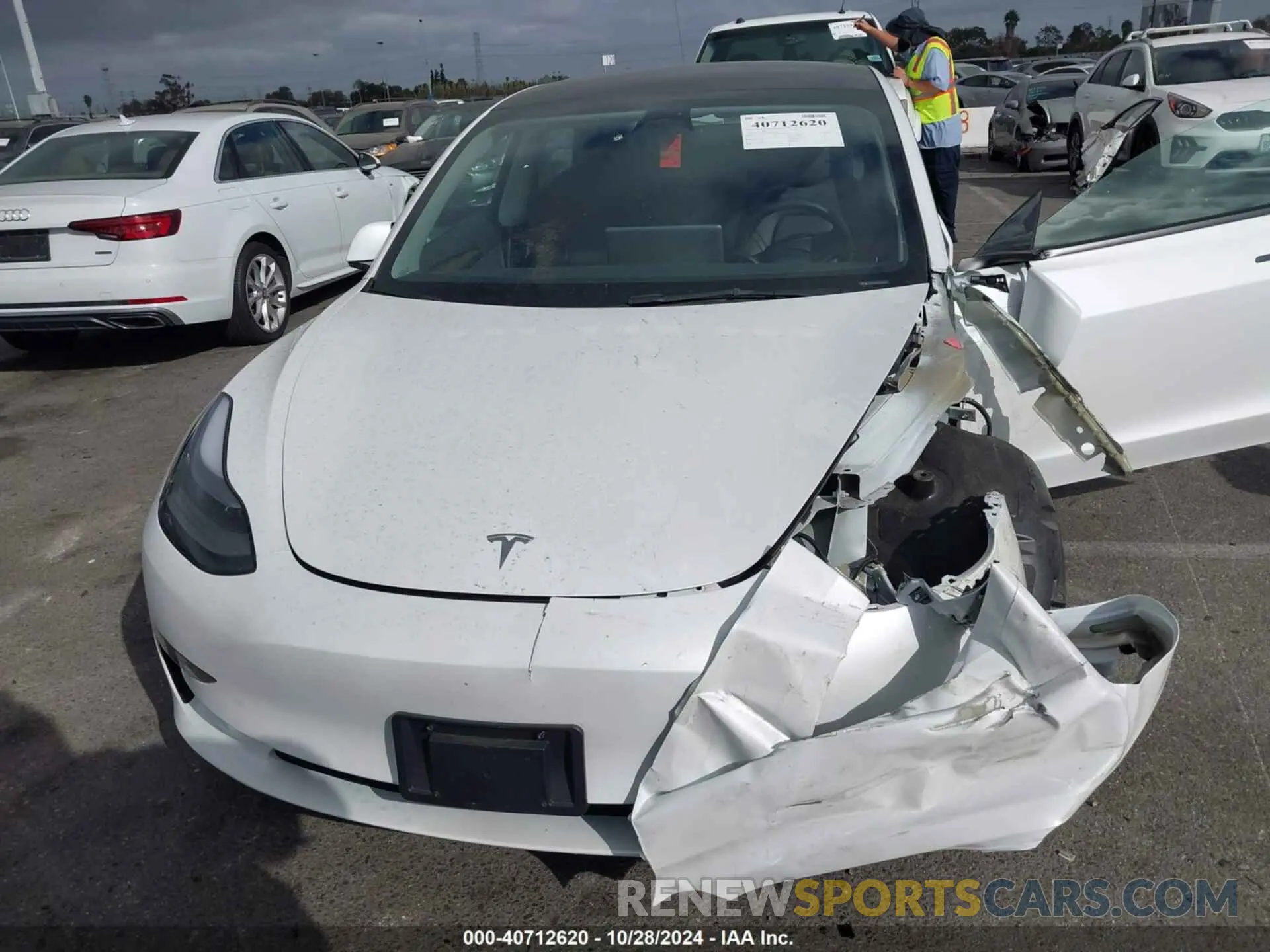 10 fotografías del automóvil dañado 5YJ3E1EA9PF460369 TESLA MODEL 3 2023