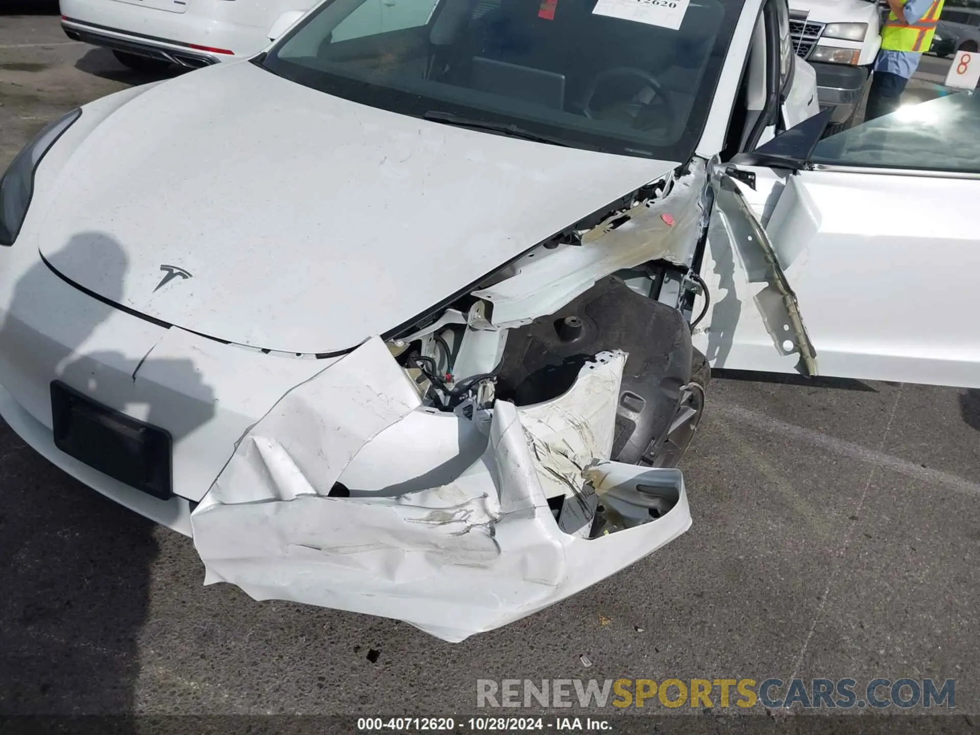 6 fotografías del automóvil dañado 5YJ3E1EA9PF460369 TESLA MODEL 3 2023