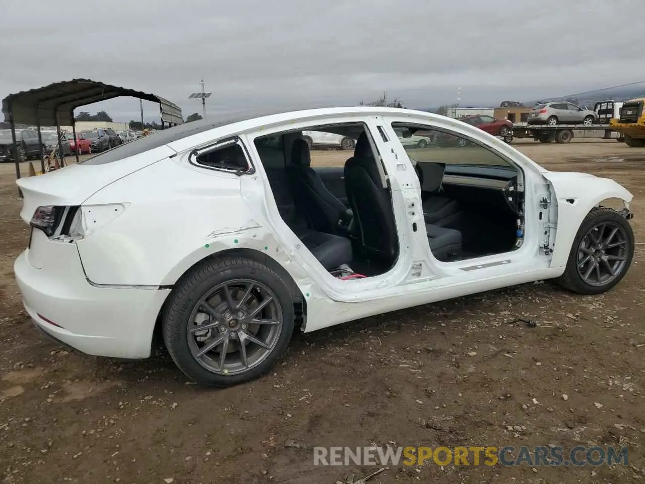 3 fotografías del automóvil dañado 5YJ3E1EA9PF466821 TESLA MODEL 3 2023