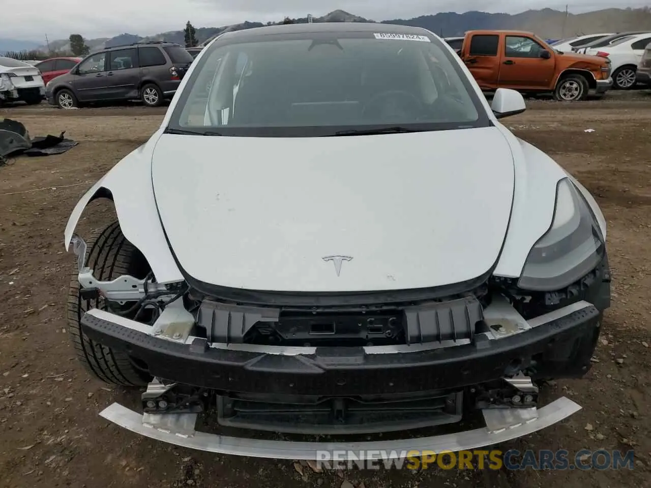 5 fotografías del automóvil dañado 5YJ3E1EA9PF466821 TESLA MODEL 3 2023