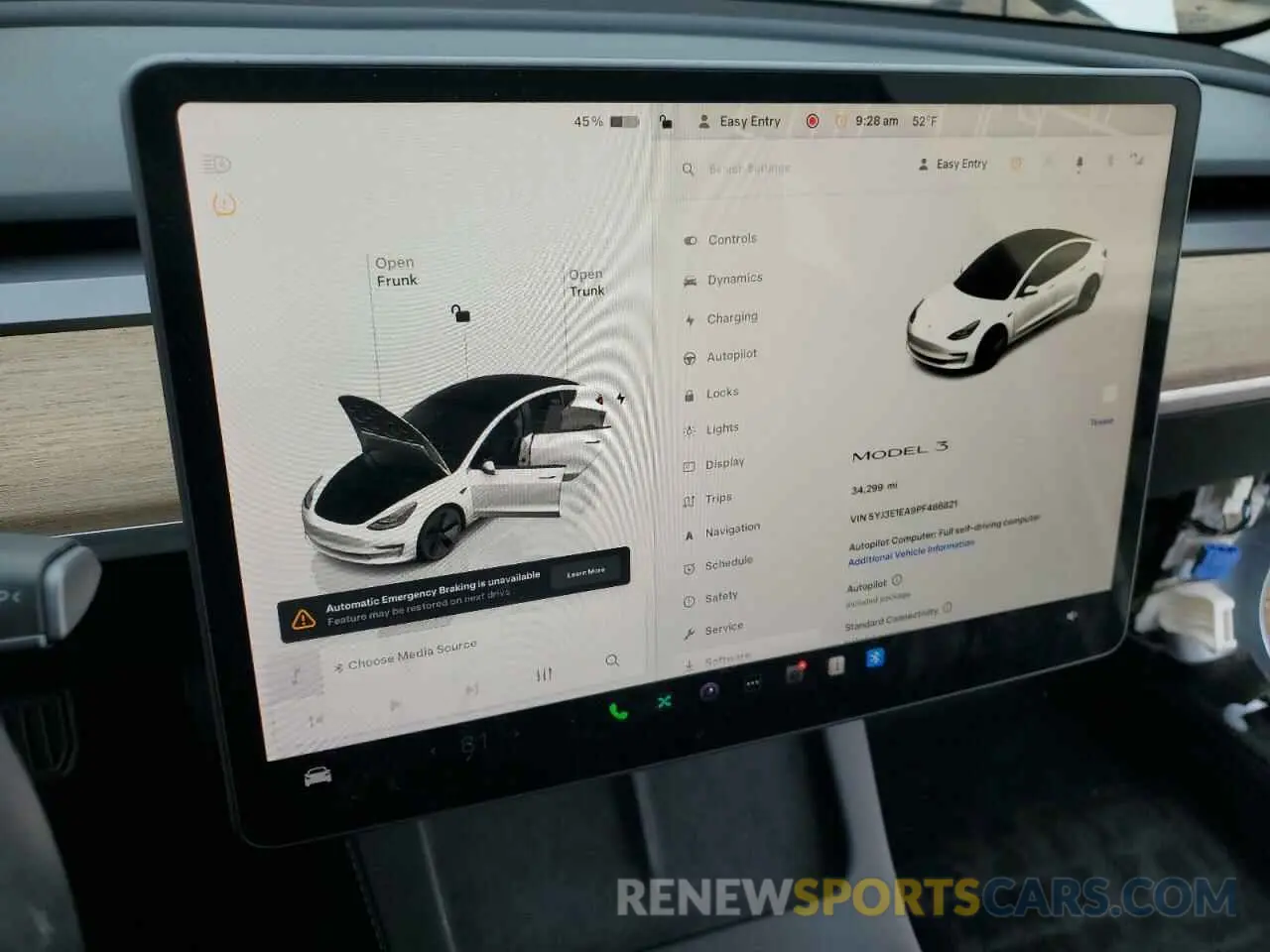 9 fotografías del automóvil dañado 5YJ3E1EA9PF466821 TESLA MODEL 3 2023