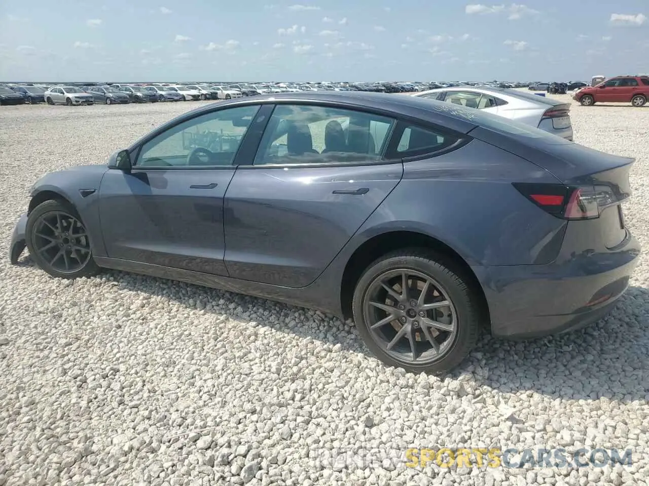 2 fotografías del automóvil dañado 5YJ3E1EA9PF469296 TESLA MODEL 3 2023