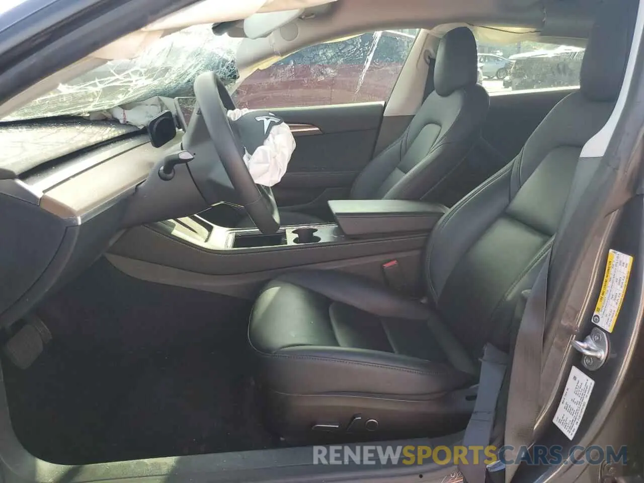 7 fotografías del automóvil dañado 5YJ3E1EA9PF470822 TESLA MODEL 3 2023