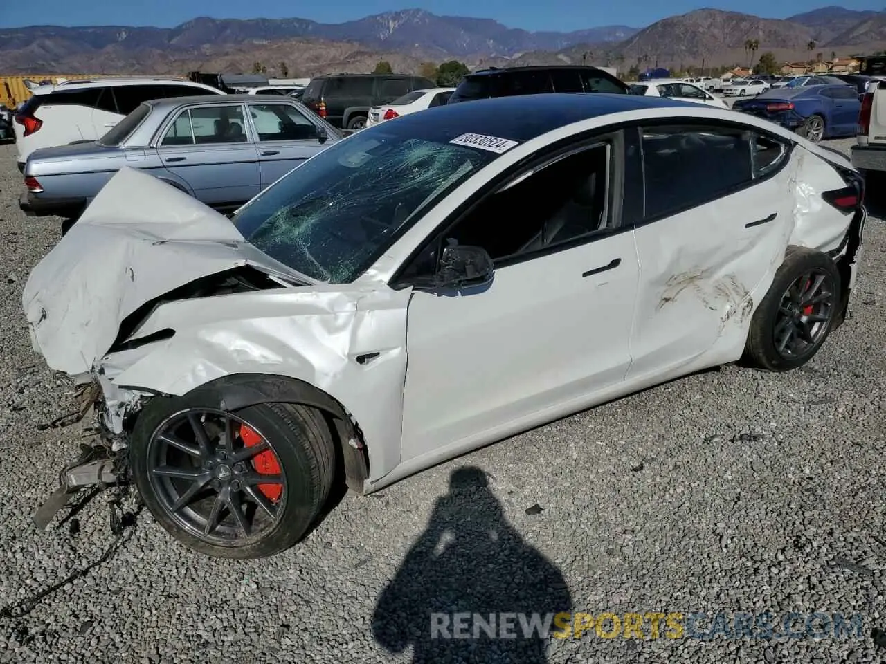 1 fotografías del automóvil dañado 5YJ3E1EA9PF506055 TESLA MODEL 3 2023