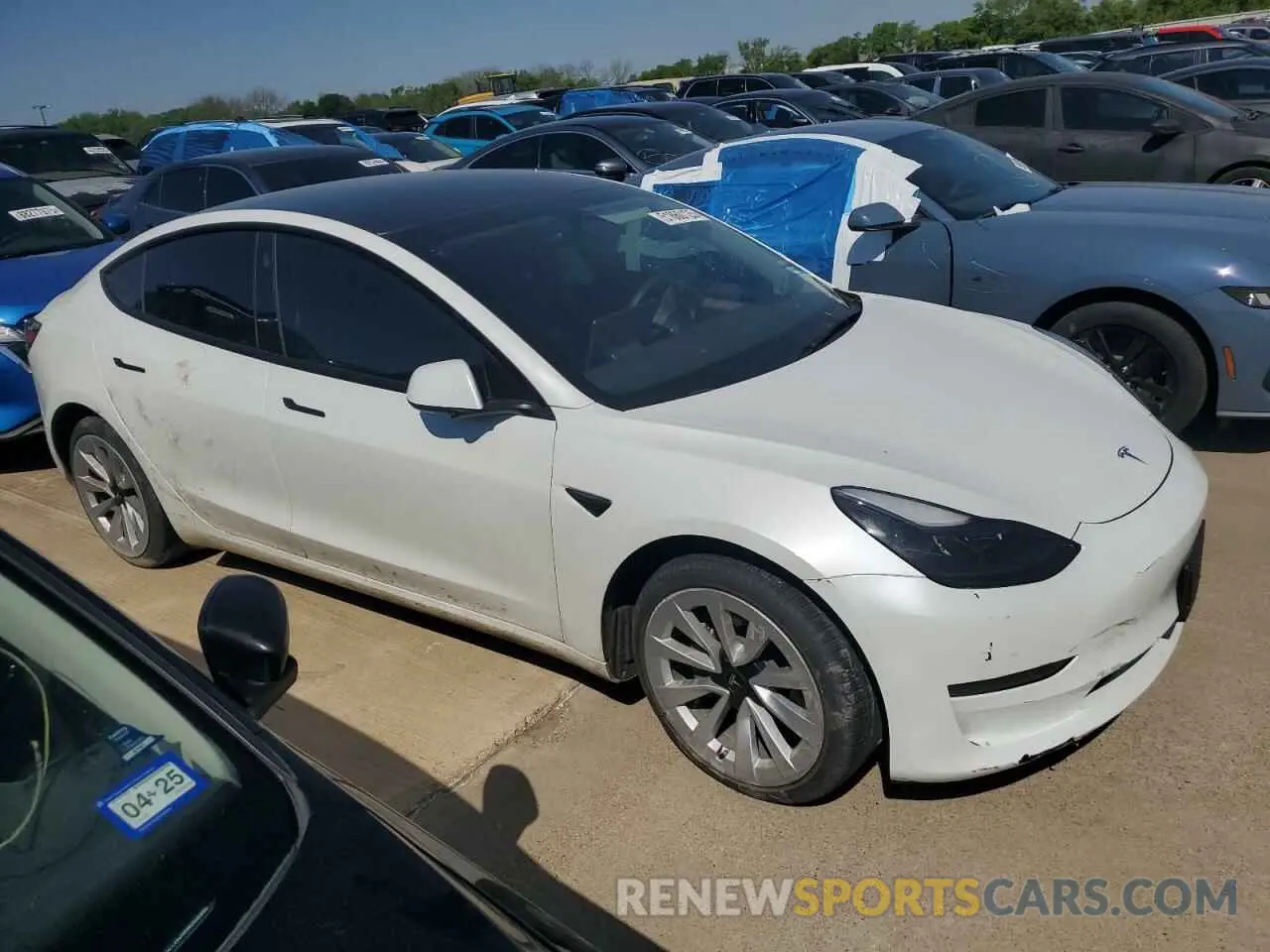 4 fotografías del automóvil dañado 5YJ3E1EA9PF510588 TESLA MODEL 3 2023