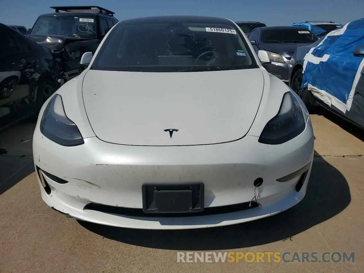 5 fotografías del automóvil dañado 5YJ3E1EA9PF510588 TESLA MODEL 3 2023
