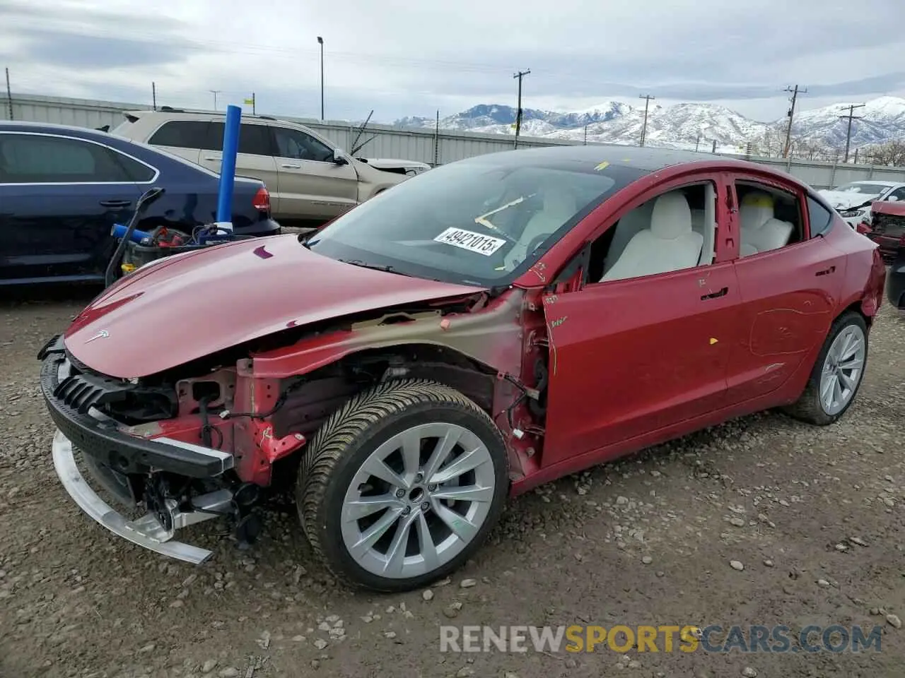 1 fotografías del automóvil dañado 5YJ3E1EA9PF540724 TESLA MODEL 3 2023