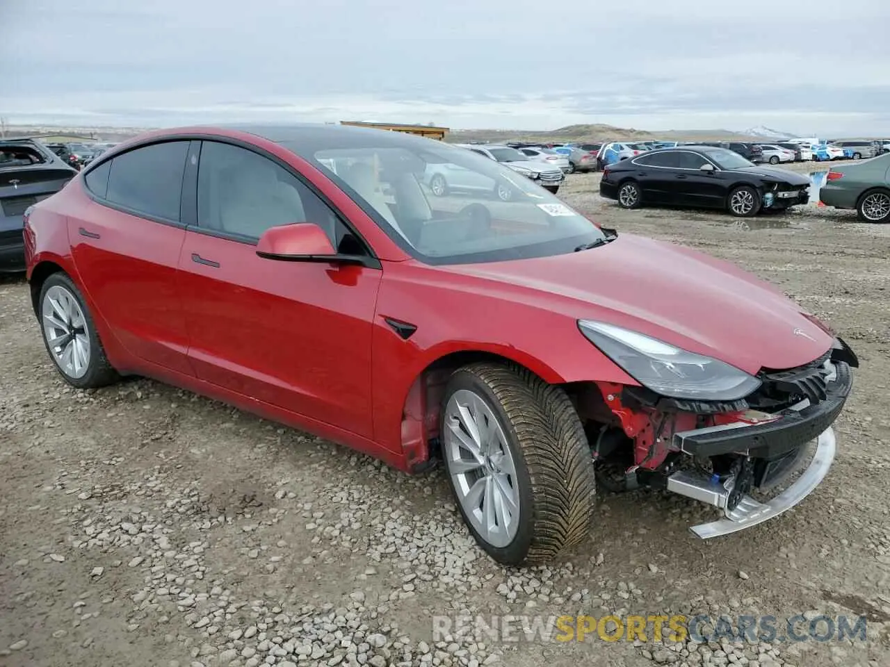 4 fotografías del automóvil dañado 5YJ3E1EA9PF540724 TESLA MODEL 3 2023