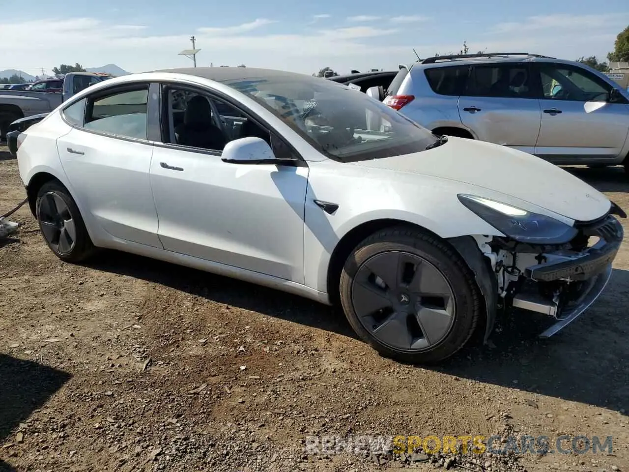 4 fotografías del automóvil dañado 5YJ3E1EA9PF542716 TESLA MODEL 3 2023