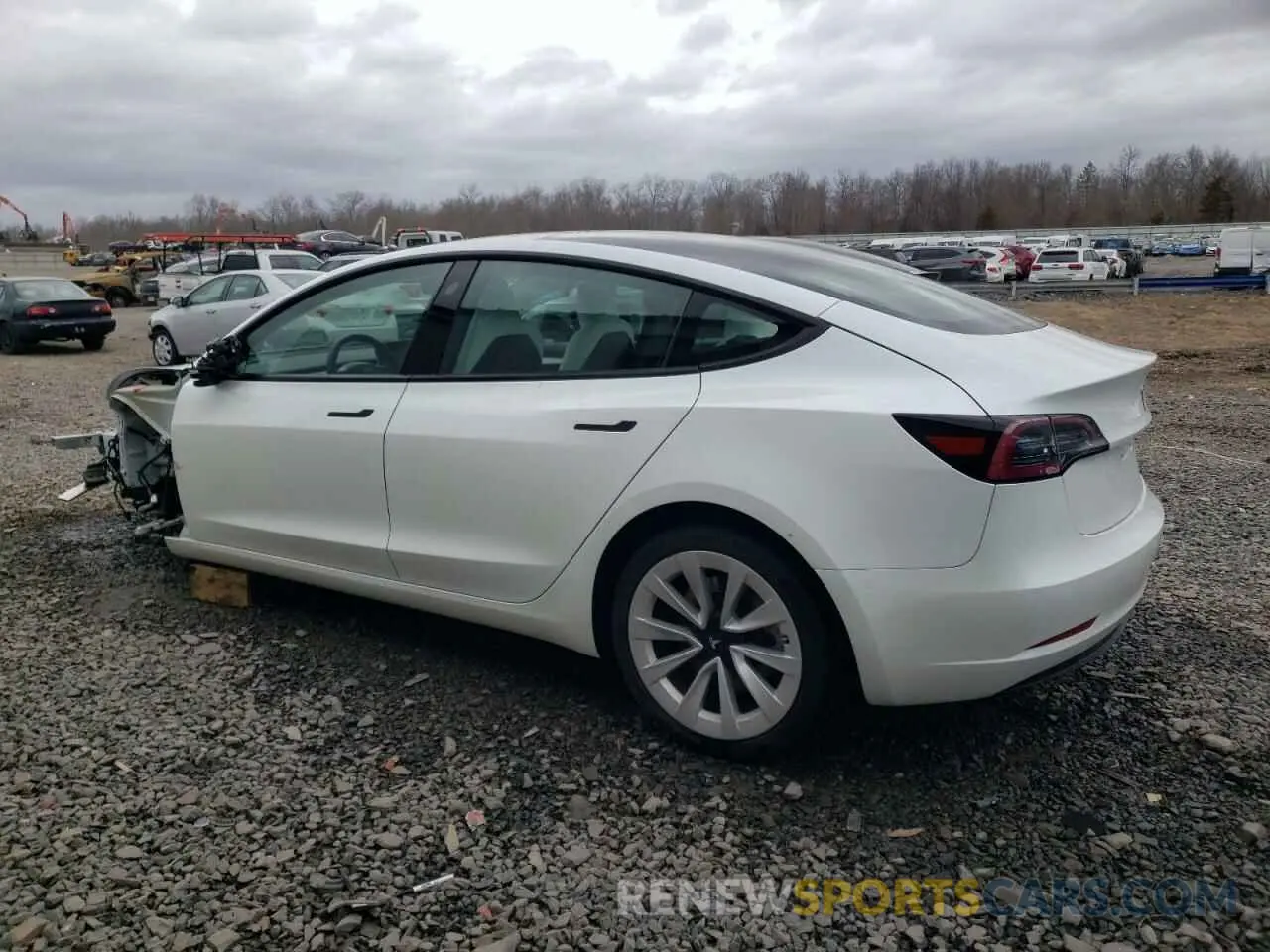 2 fotografías del automóvil dañado 5YJ3E1EA9PF542960 TESLA MODEL 3 2023
