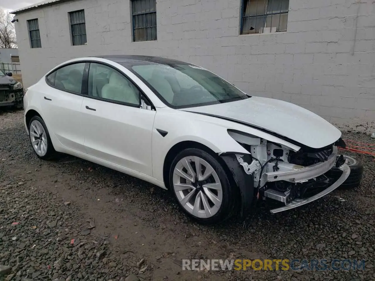 4 fotografías del automóvil dañado 5YJ3E1EA9PF542960 TESLA MODEL 3 2023