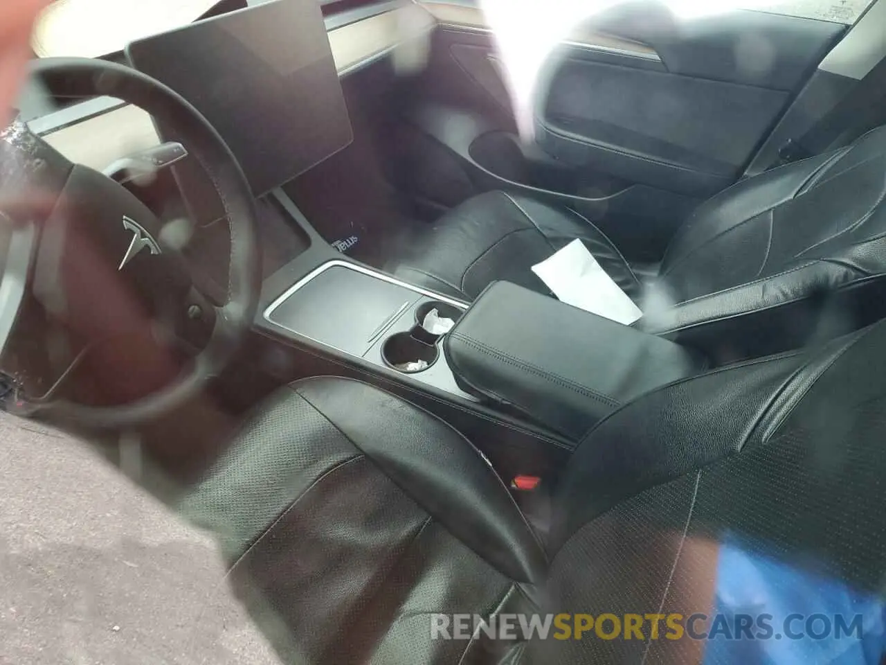 8 fotografías del automóvil dañado 5YJ3E1EA9PF543672 TESLA MODEL 3 2023