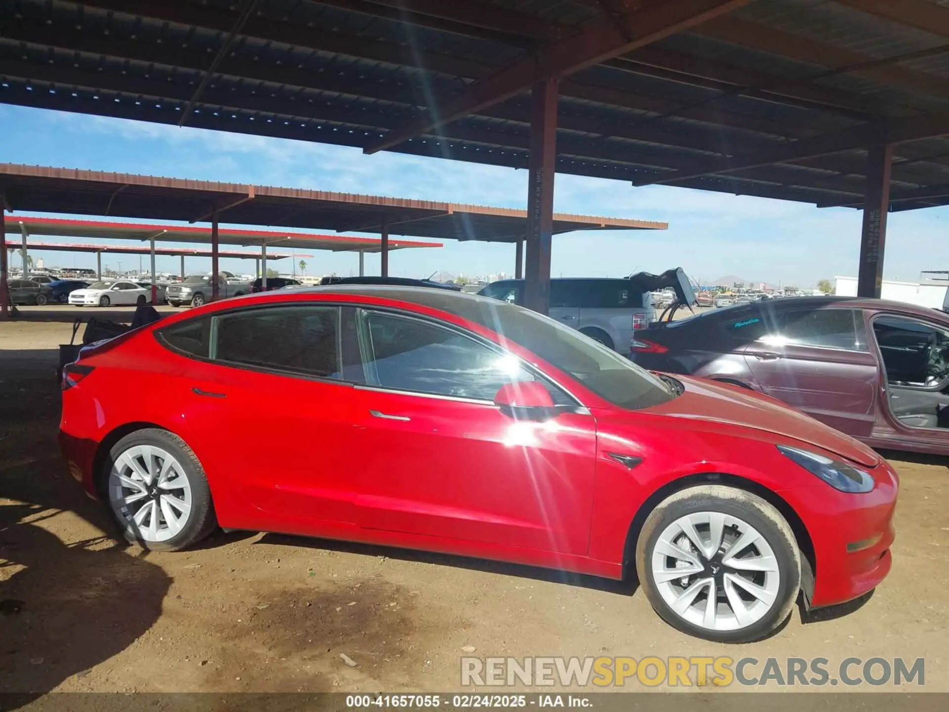12 fotografías del automóvil dañado 5YJ3E1EA9PF546264 TESLA MODEL 3 2023