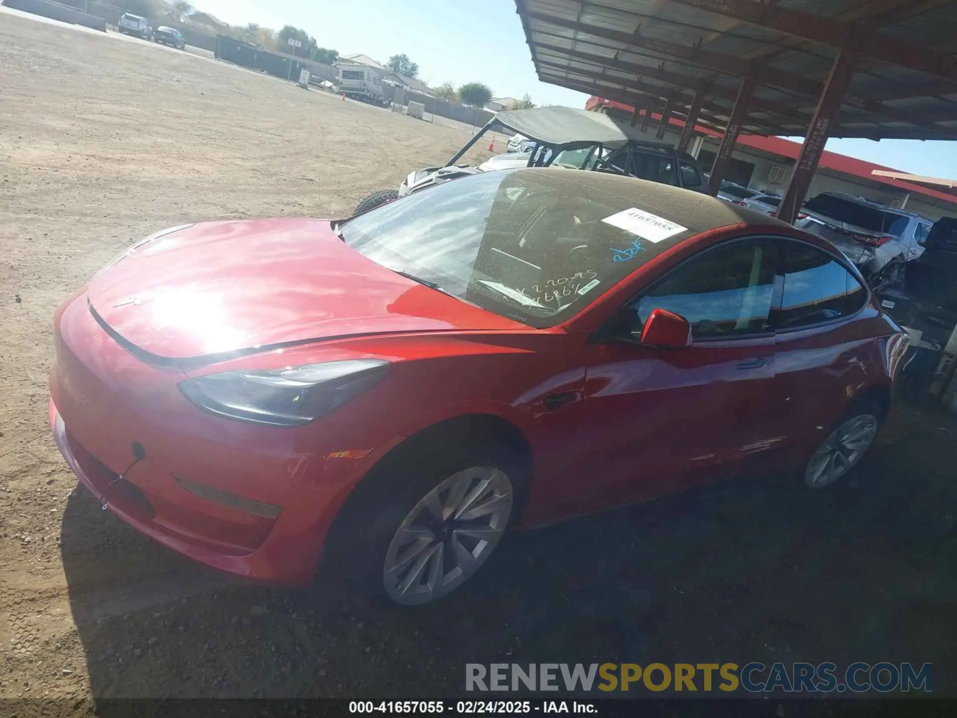 13 fotografías del automóvil dañado 5YJ3E1EA9PF546264 TESLA MODEL 3 2023