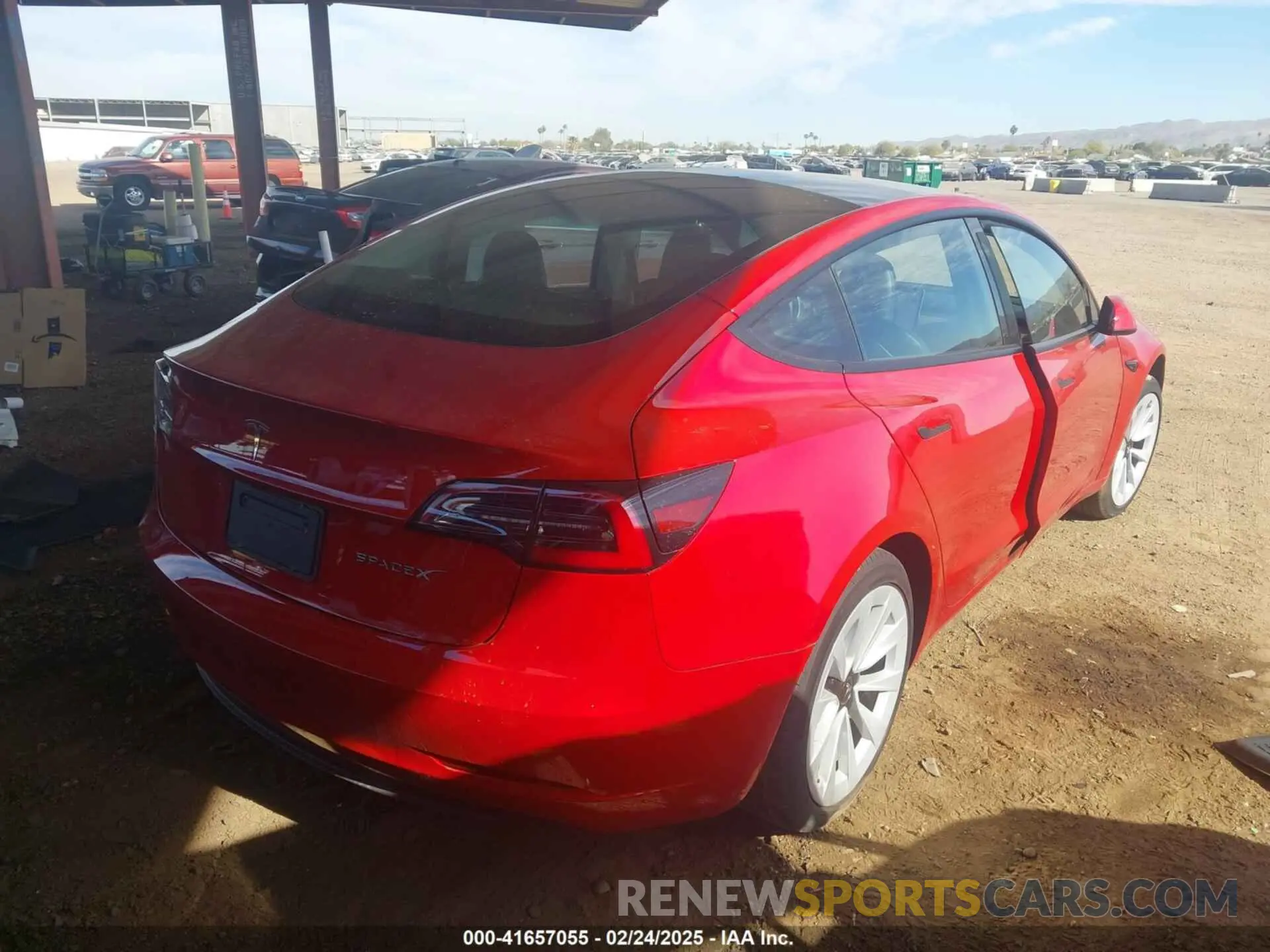 4 fotografías del automóvil dañado 5YJ3E1EA9PF546264 TESLA MODEL 3 2023