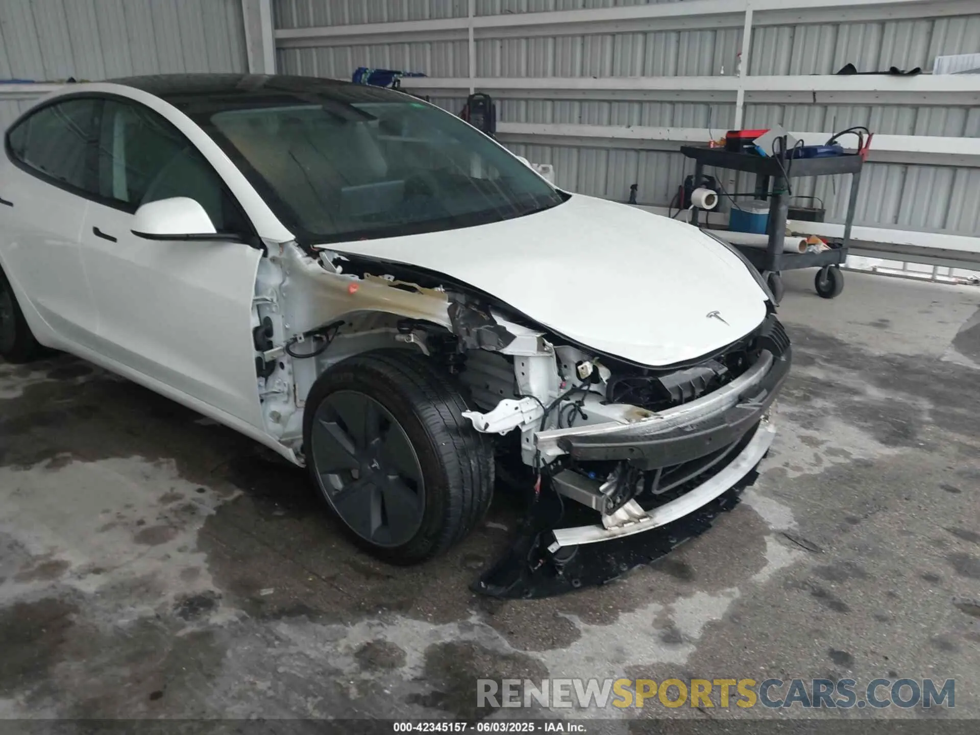 6 fotografías del automóvil dañado 5YJ3E1EA9PF548726 TESLA MODEL 3 2023