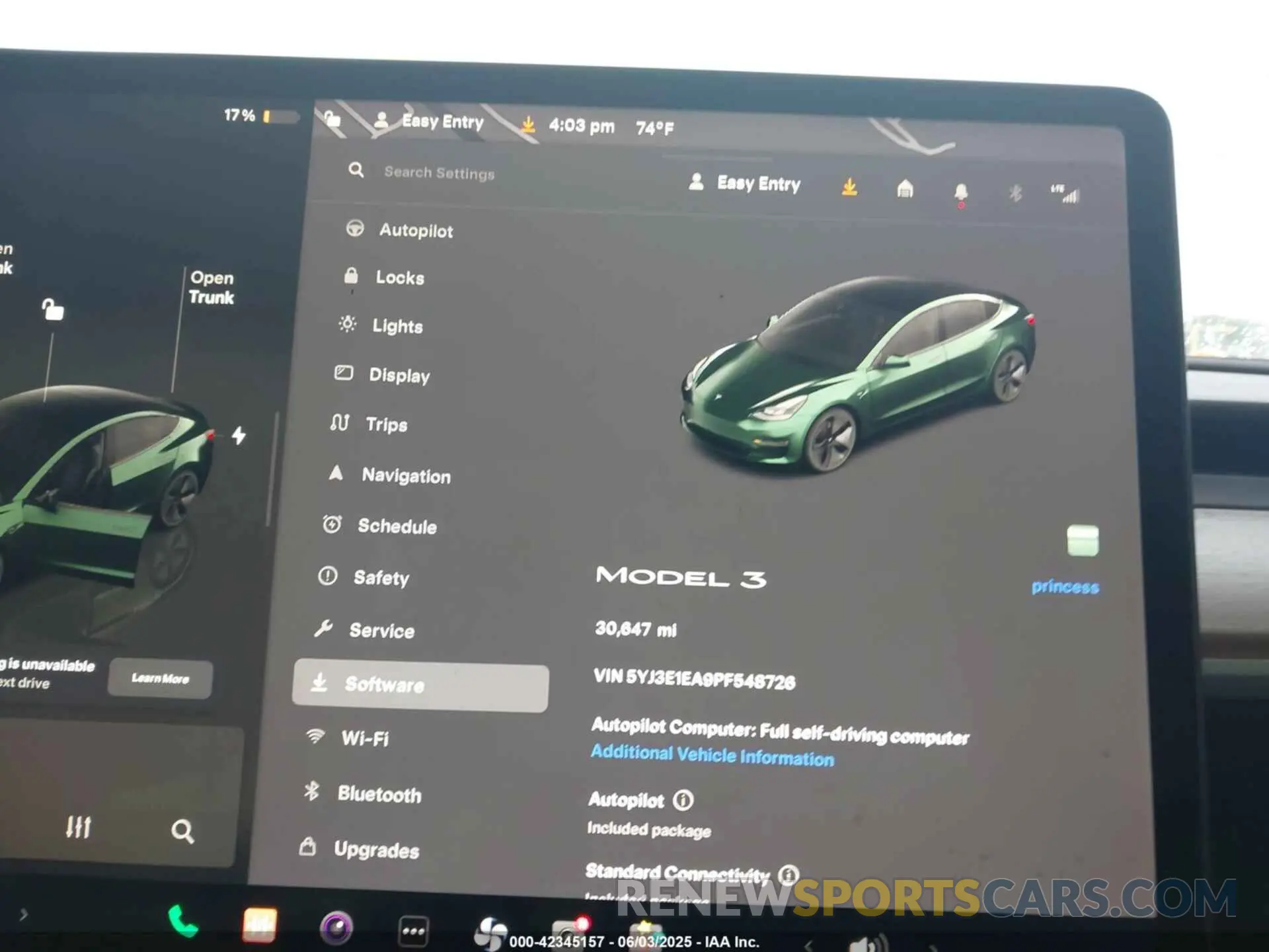 7 fotografías del automóvil dañado 5YJ3E1EA9PF548726 TESLA MODEL 3 2023