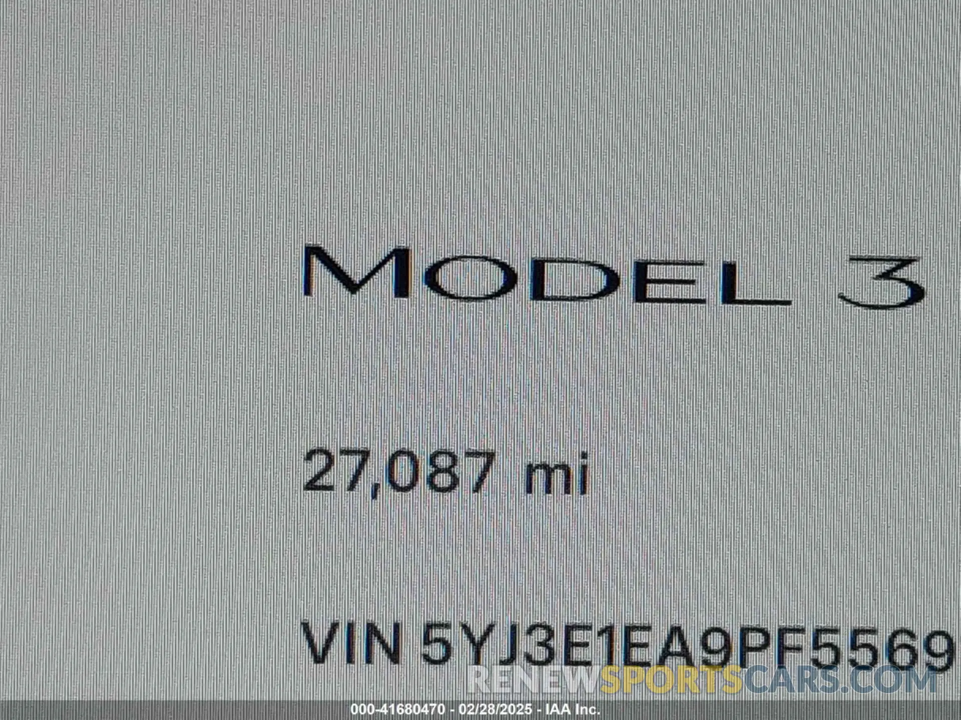 16 fotografías del automóvil dañado 5YJ3E1EA9PF556910 TESLA MODEL 3 2023
