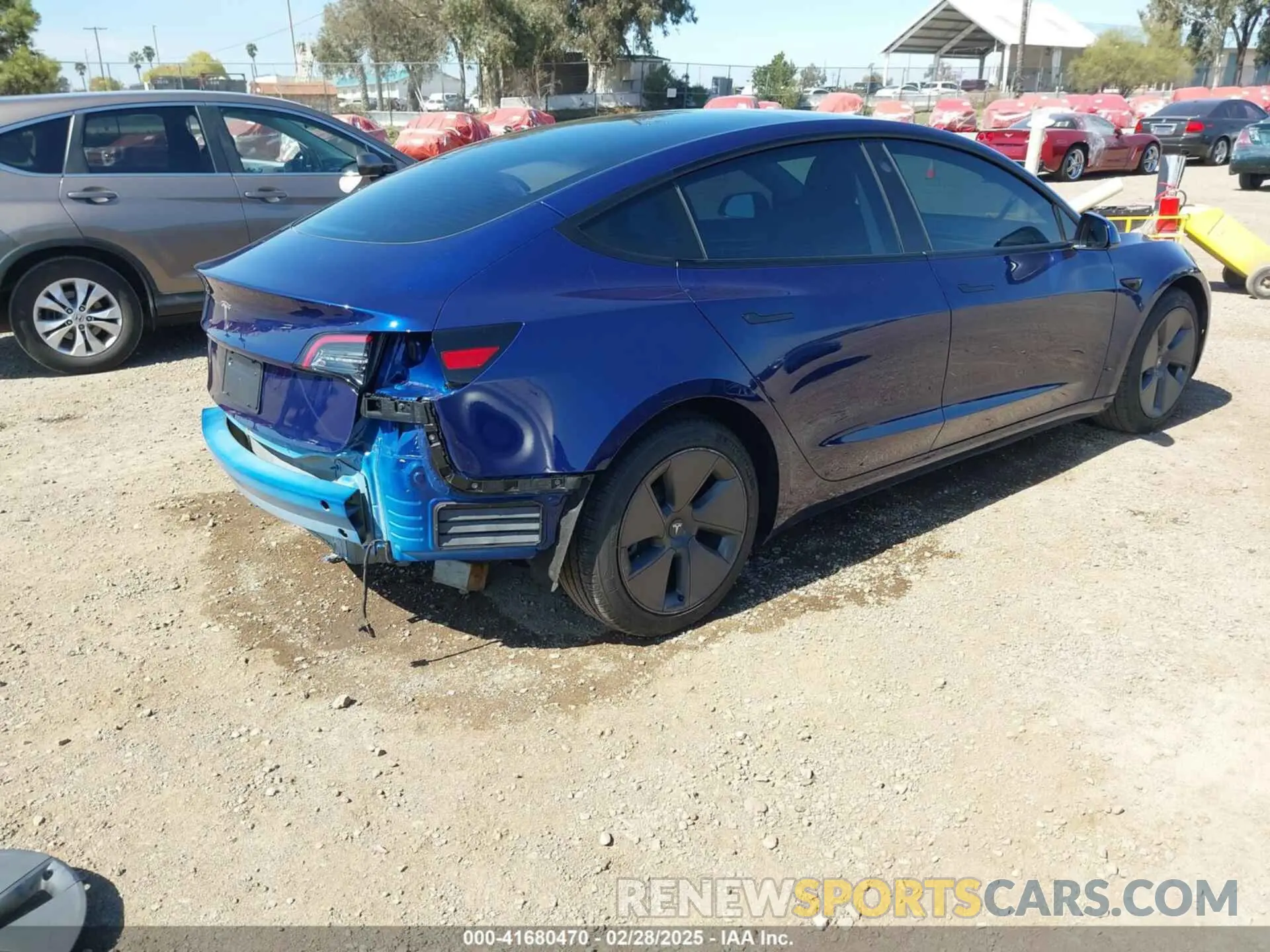 4 fotografías del automóvil dañado 5YJ3E1EA9PF556910 TESLA MODEL 3 2023