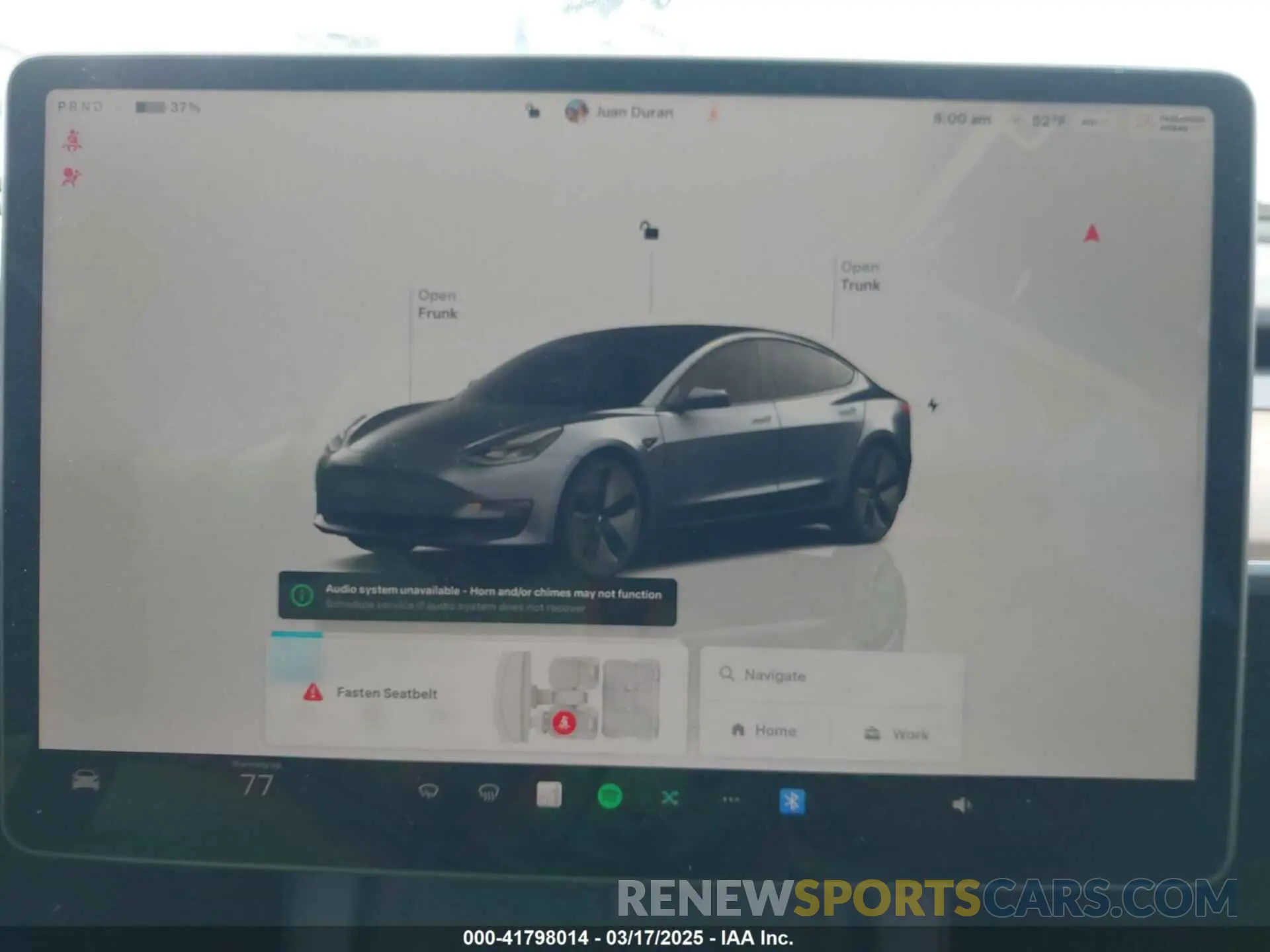 7 fotografías del automóvil dañado 5YJ3E1EA9PF569494 TESLA MODEL 3 2023