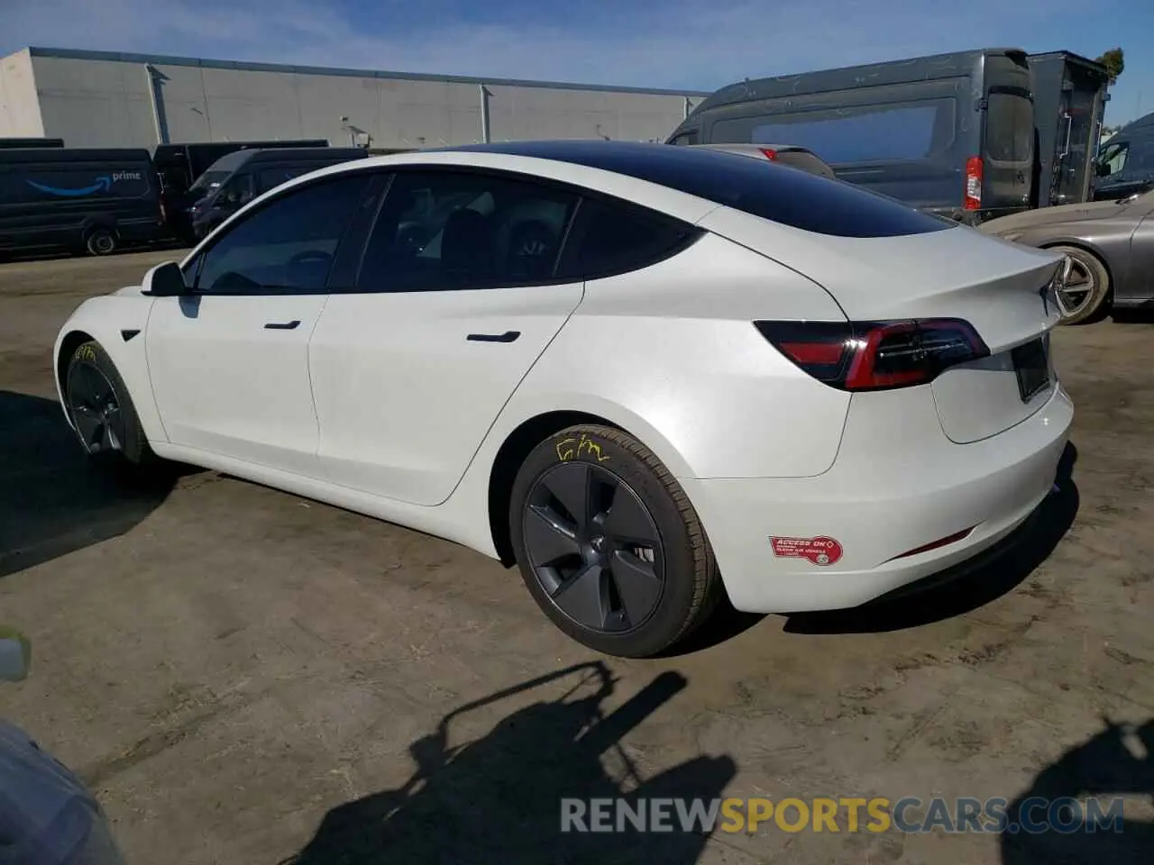 2 fotografías del automóvil dañado 5YJ3E1EA9PF575280 TESLA MODEL 3 2023