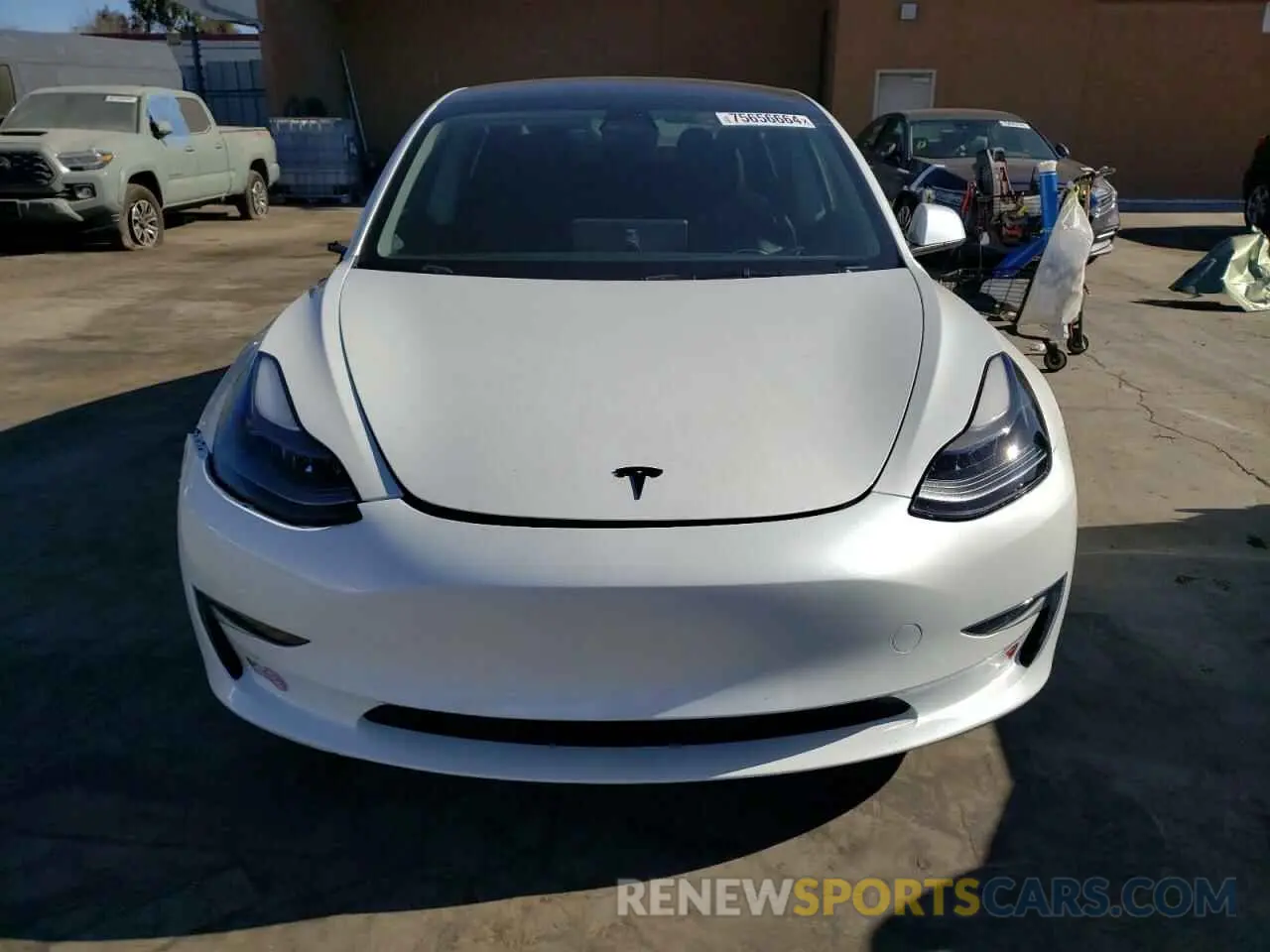 5 fotografías del automóvil dañado 5YJ3E1EA9PF575280 TESLA MODEL 3 2023