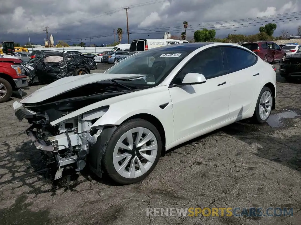 1 fotografías del automóvil dañado 5YJ3E1EA9PF582536 TESLA MODEL 3 2023