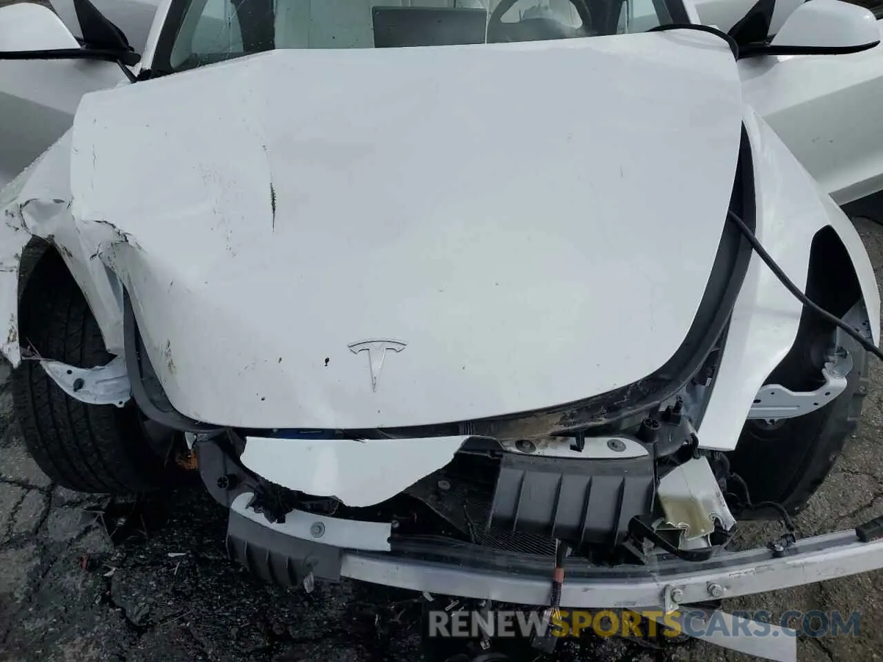 12 fotografías del automóvil dañado 5YJ3E1EA9PF582536 TESLA MODEL 3 2023