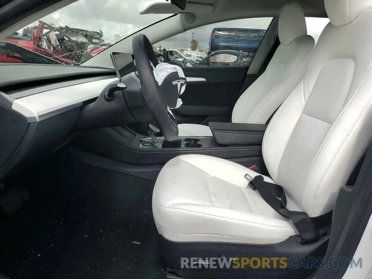 7 fotografías del automóvil dañado 5YJ3E1EA9PF582536 TESLA MODEL 3 2023