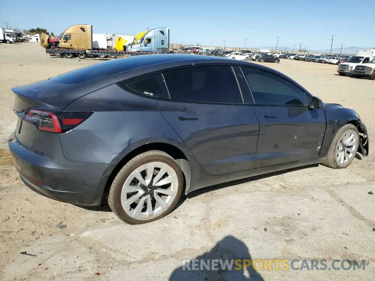 3 fotografías del automóvil dañado 5YJ3E1EA9PF584383 TESLA MODEL 3 2023
