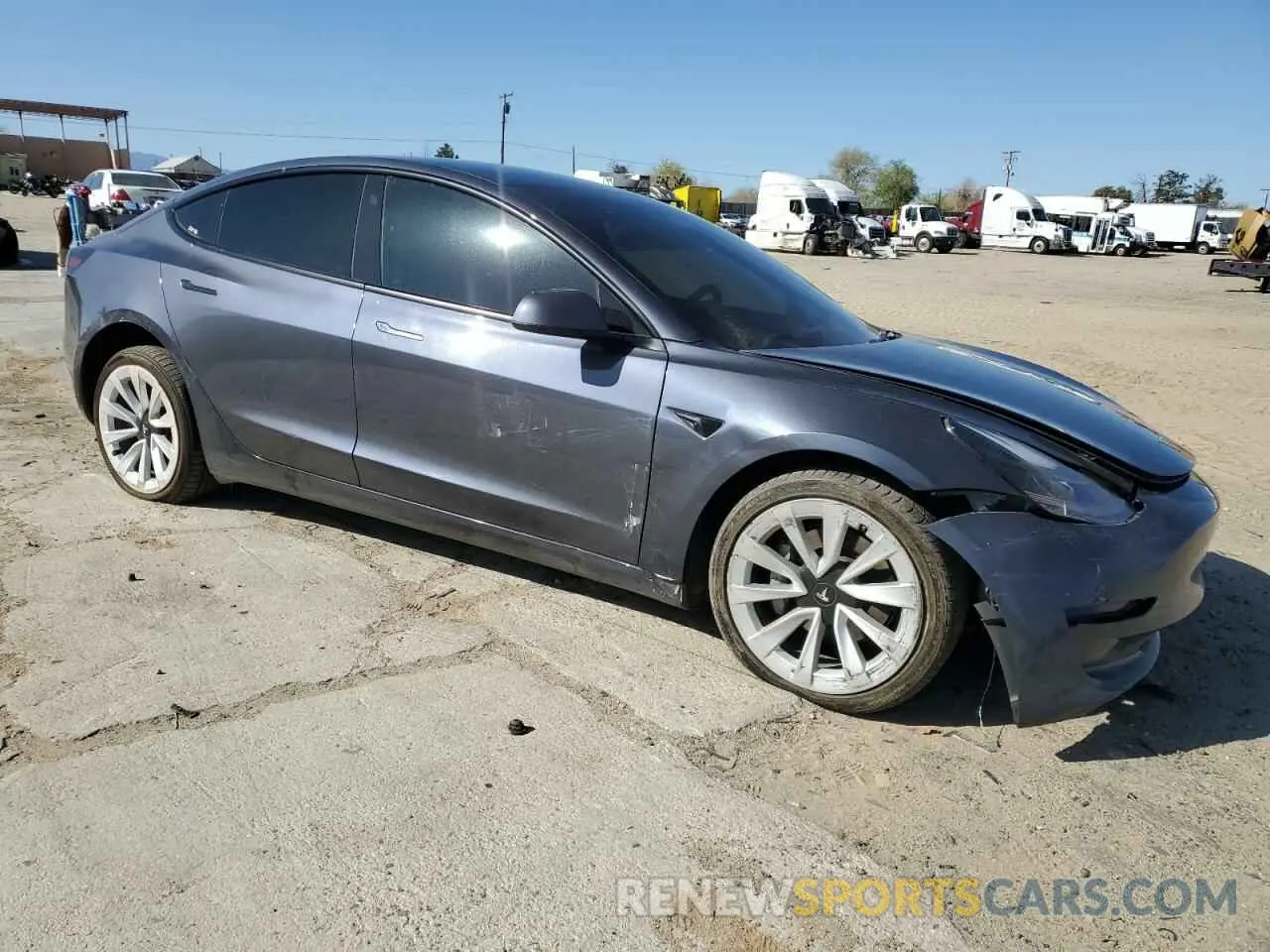 4 fotografías del automóvil dañado 5YJ3E1EA9PF584383 TESLA MODEL 3 2023