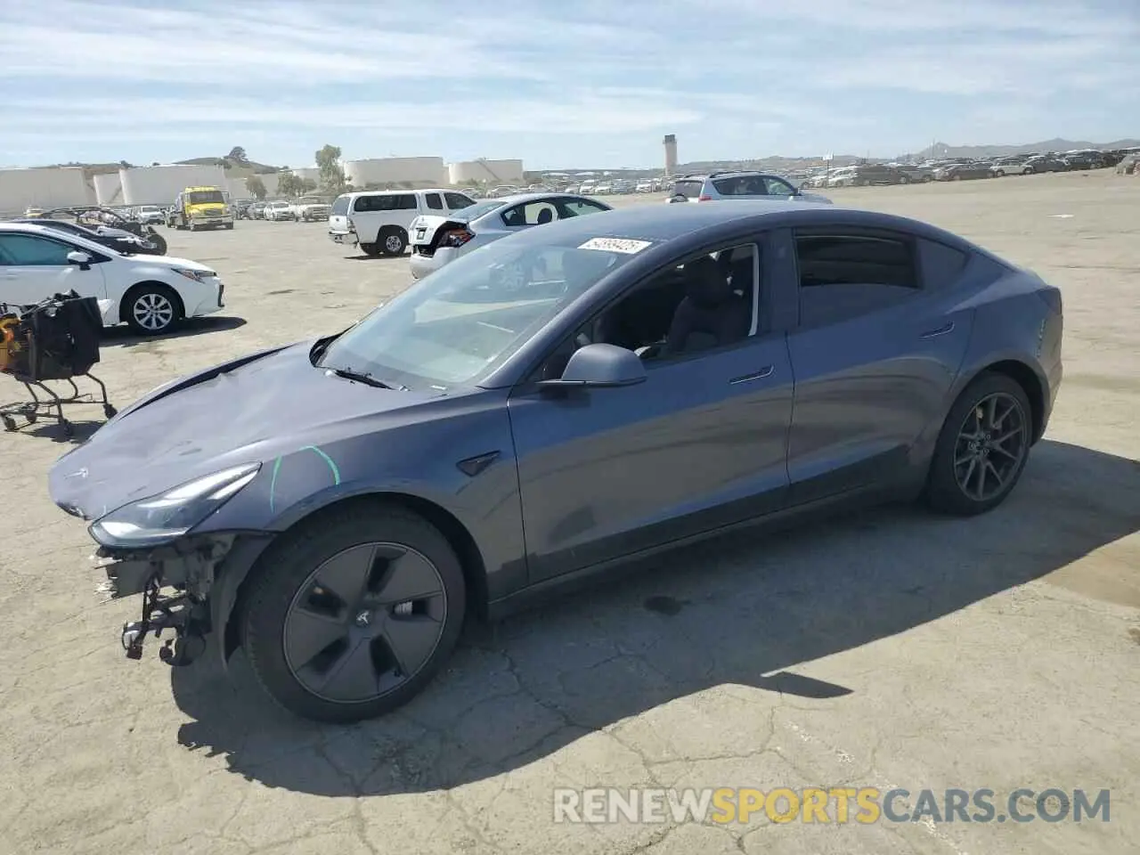 1 fotografías del automóvil dañado 5YJ3E1EA9PF601845 TESLA MODEL 3 2023