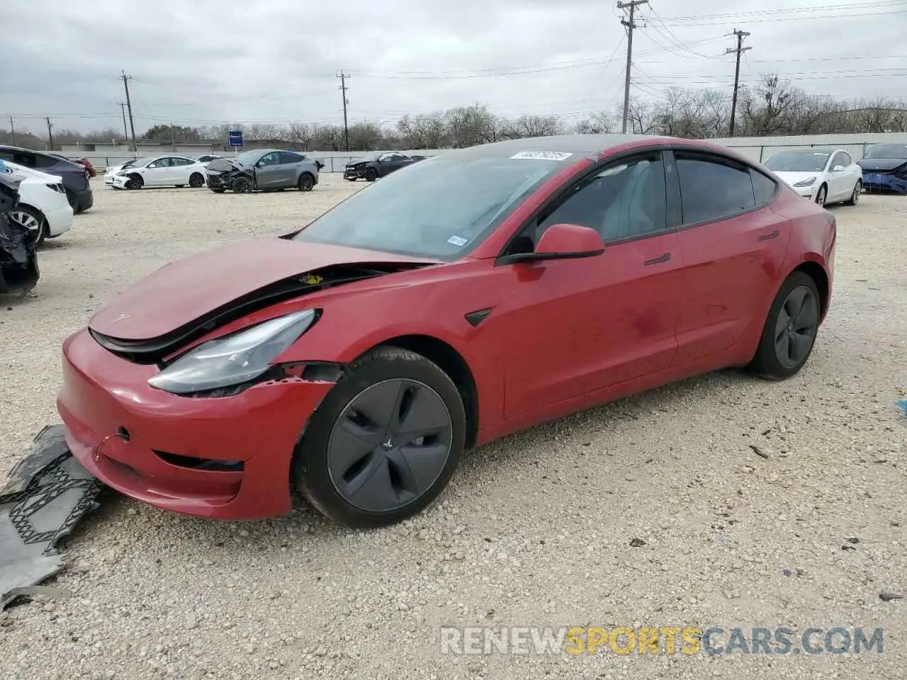 1 fotografías del automóvil dañado 5YJ3E1EA9PF602655 TESLA MODEL 3 2023