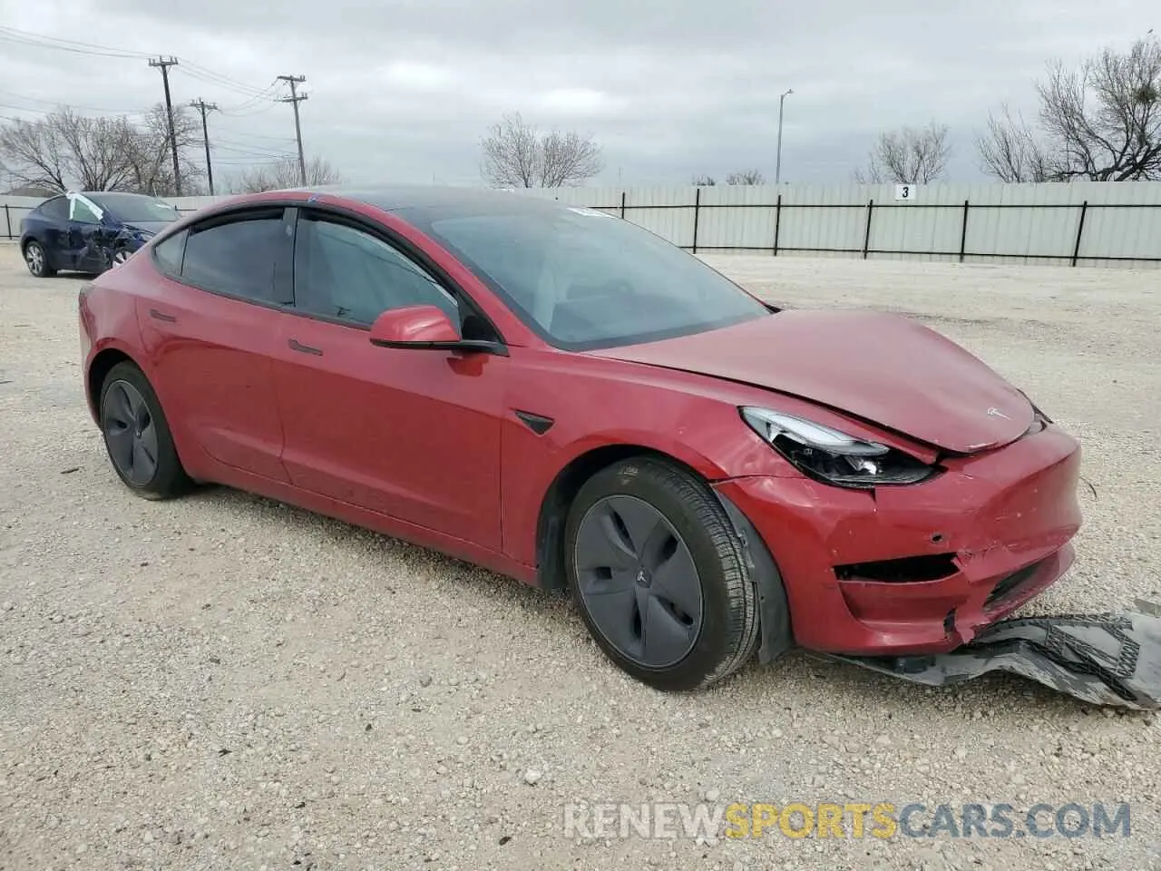 4 fotografías del automóvil dañado 5YJ3E1EA9PF602655 TESLA MODEL 3 2023