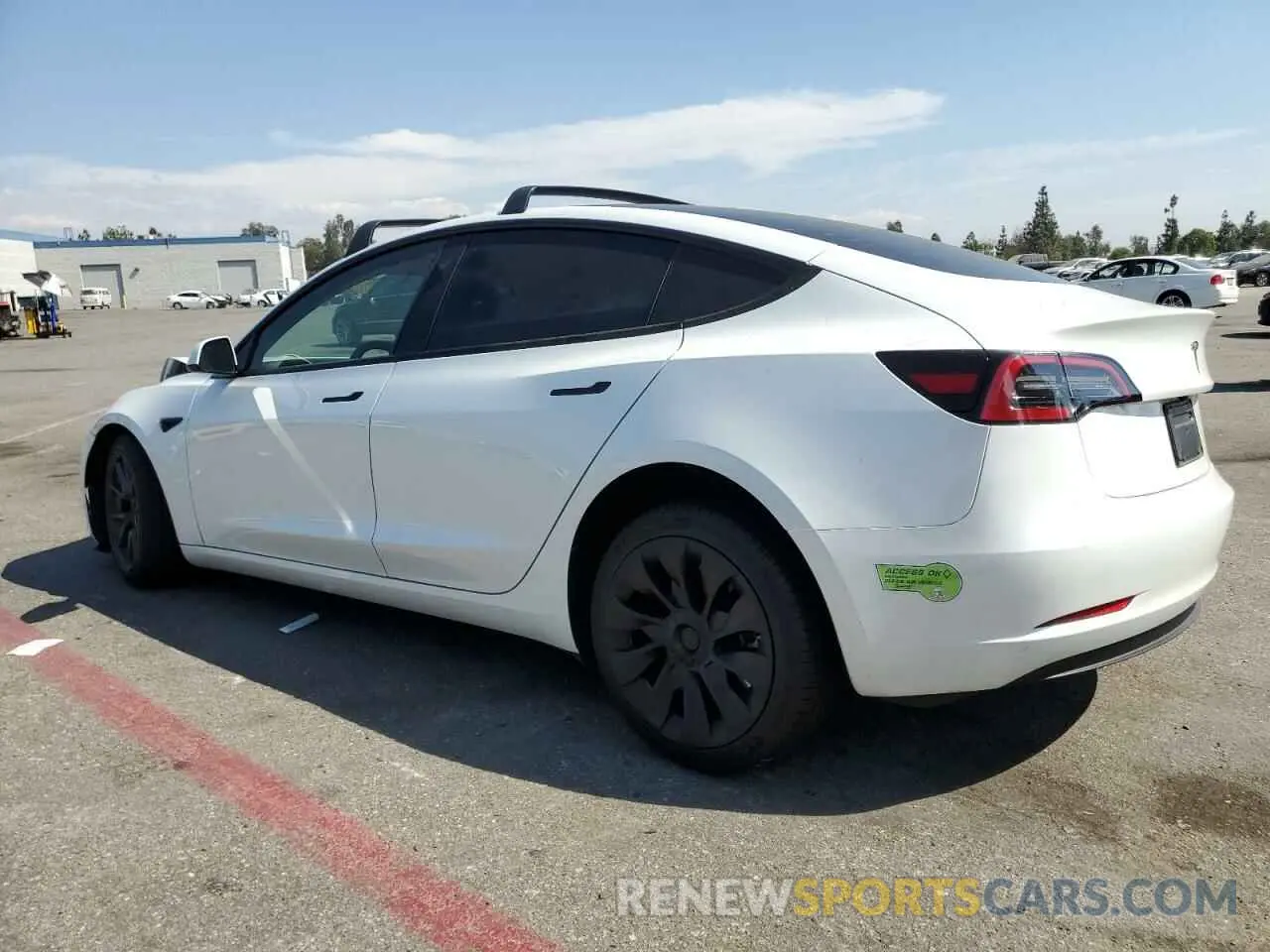 2 fotografías del automóvil dañado 5YJ3E1EA9PF604289 TESLA MODEL 3 2023