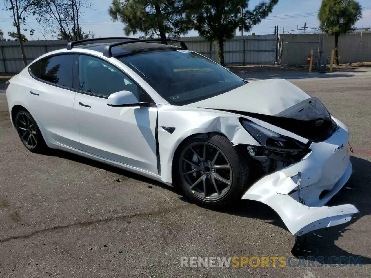 4 fotografías del automóvil dañado 5YJ3E1EA9PF604289 TESLA MODEL 3 2023