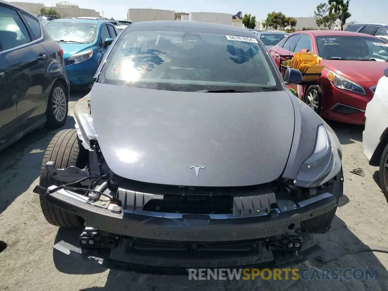 5 fotografías del automóvil dañado 5YJ3E1EA9PF613607 TESLA MODEL 3 2023