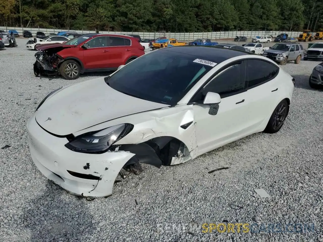 1 fotografías del automóvil dañado 5YJ3E1EA9PF639799 TESLA MODEL 3 2023
