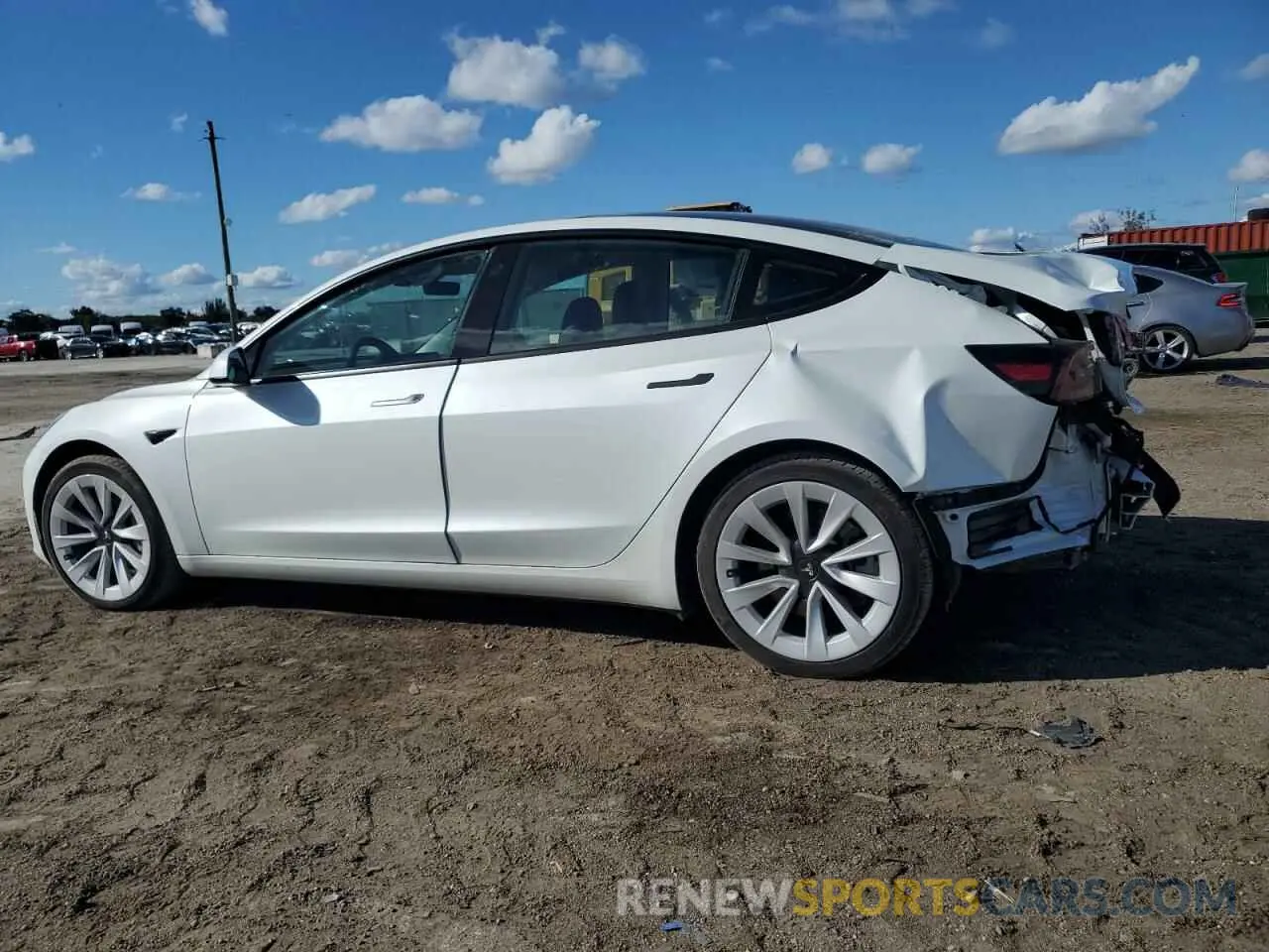2 fotografías del automóvil dañado 5YJ3E1EA9PF647417 TESLA MODEL 3 2023