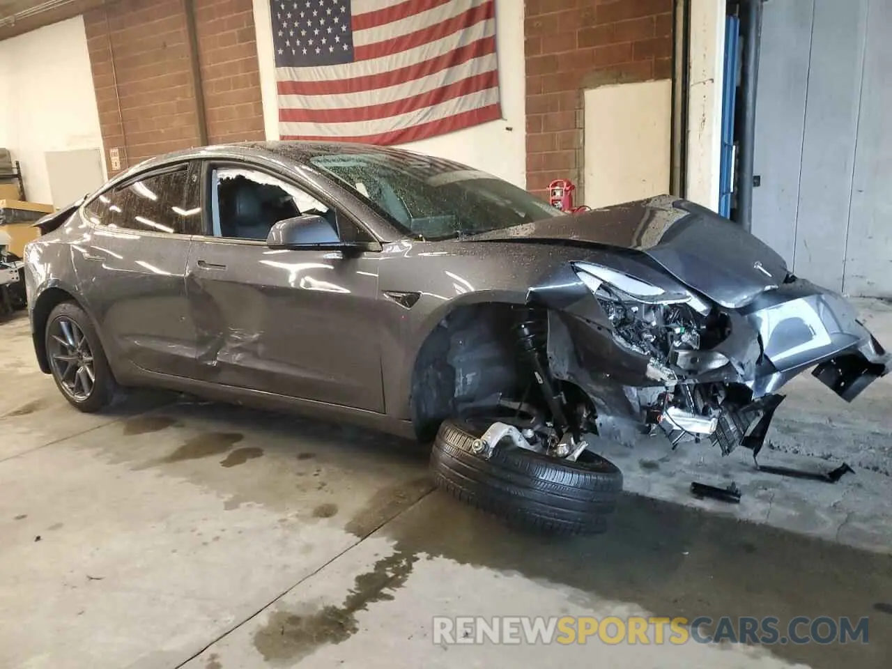 4 fotografías del automóvil dañado 5YJ3E1EA9PF657431 TESLA MODEL 3 2023