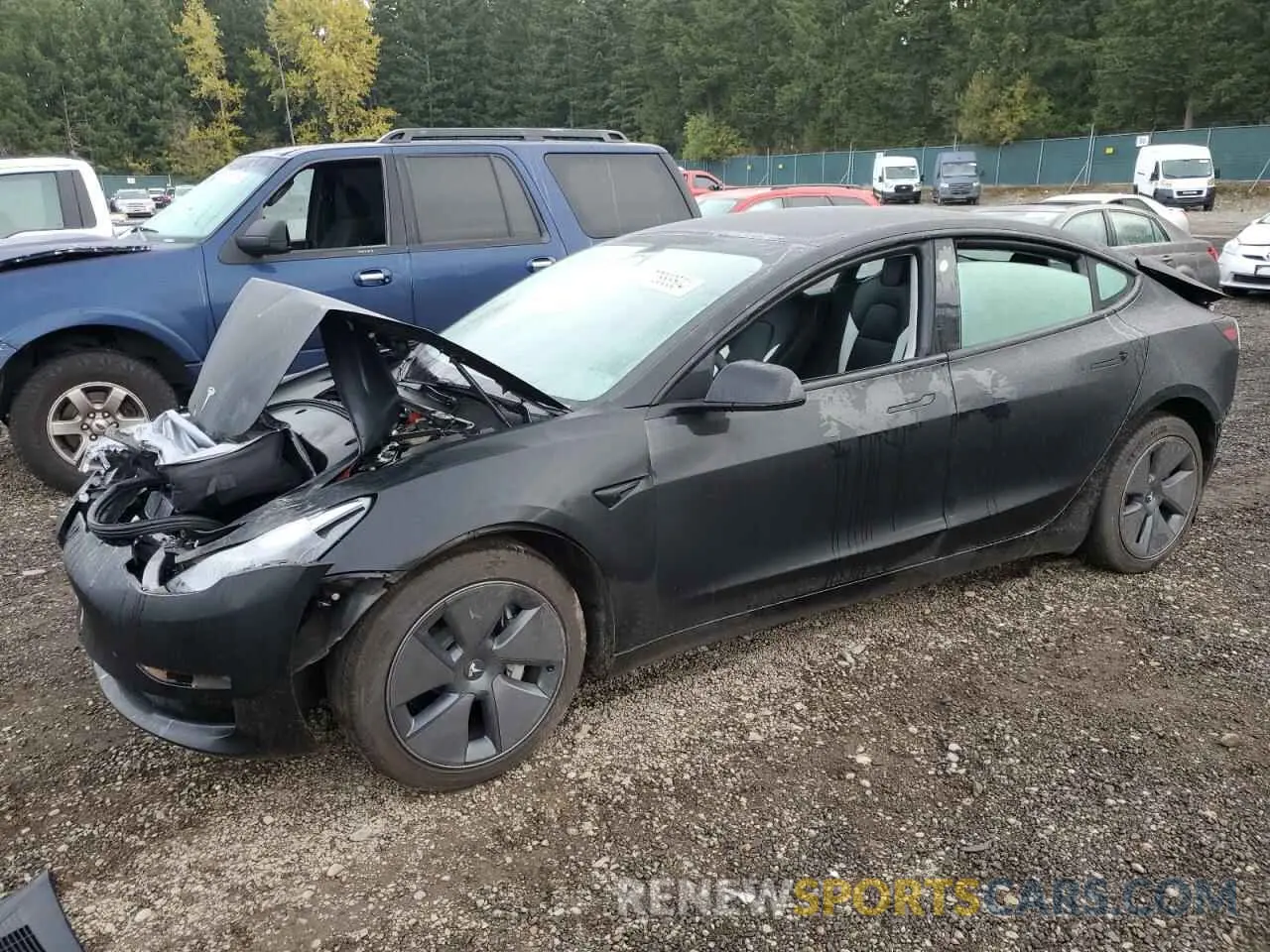 1 fotografías del automóvil dañado 5YJ3E1EA9PF667960 TESLA MODEL 3 2023