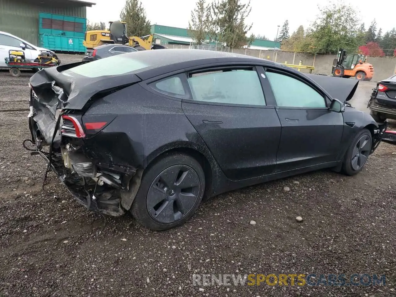 3 fotografías del automóvil dañado 5YJ3E1EA9PF667960 TESLA MODEL 3 2023