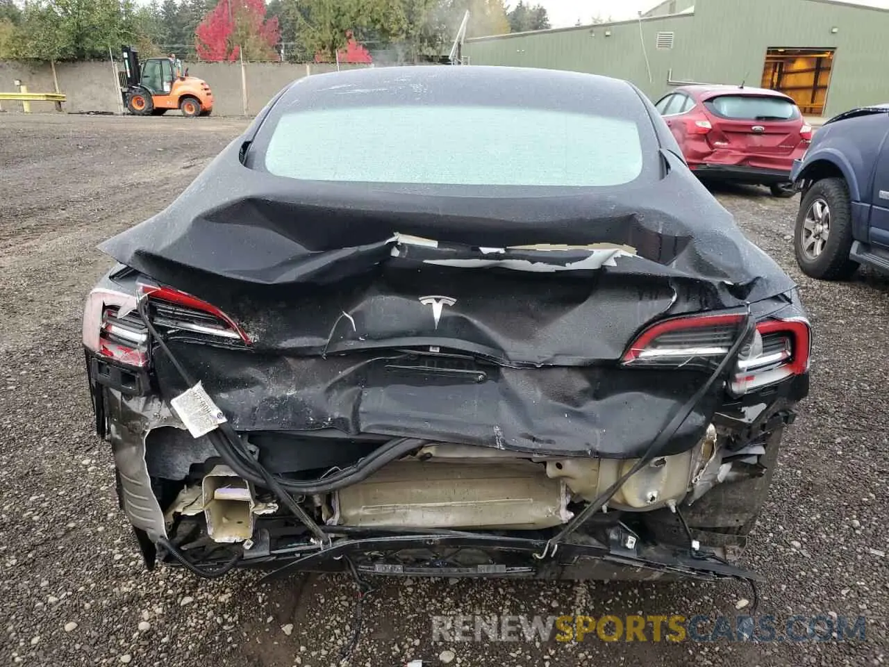 6 fotografías del automóvil dañado 5YJ3E1EA9PF667960 TESLA MODEL 3 2023
